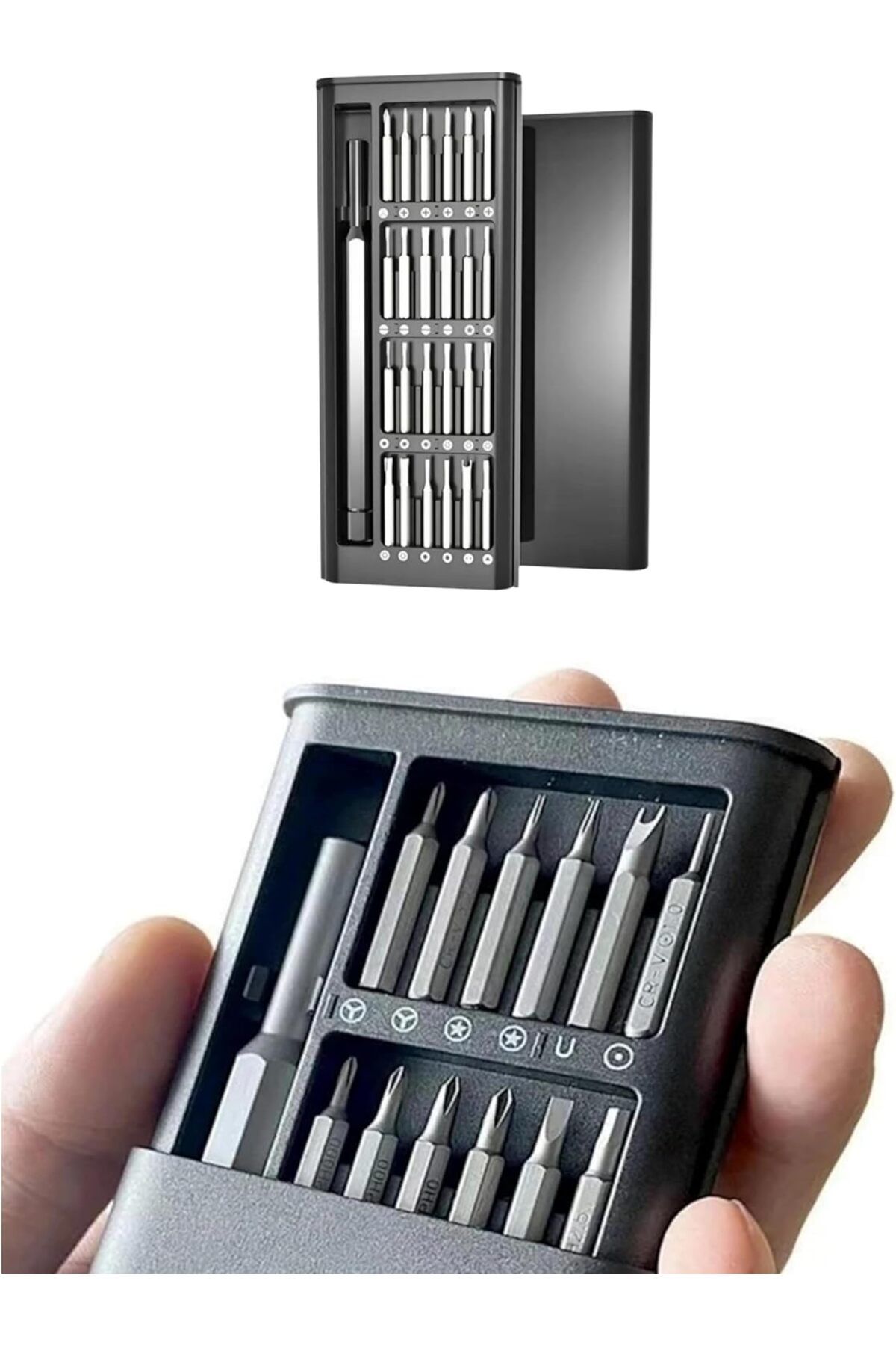 STOREMAX Sbl 25 Parça Çelik Hassas Mekanik Kutulu Bits Tornavida Seti, Saatçi Tornavidası, Manyetik Mıkn