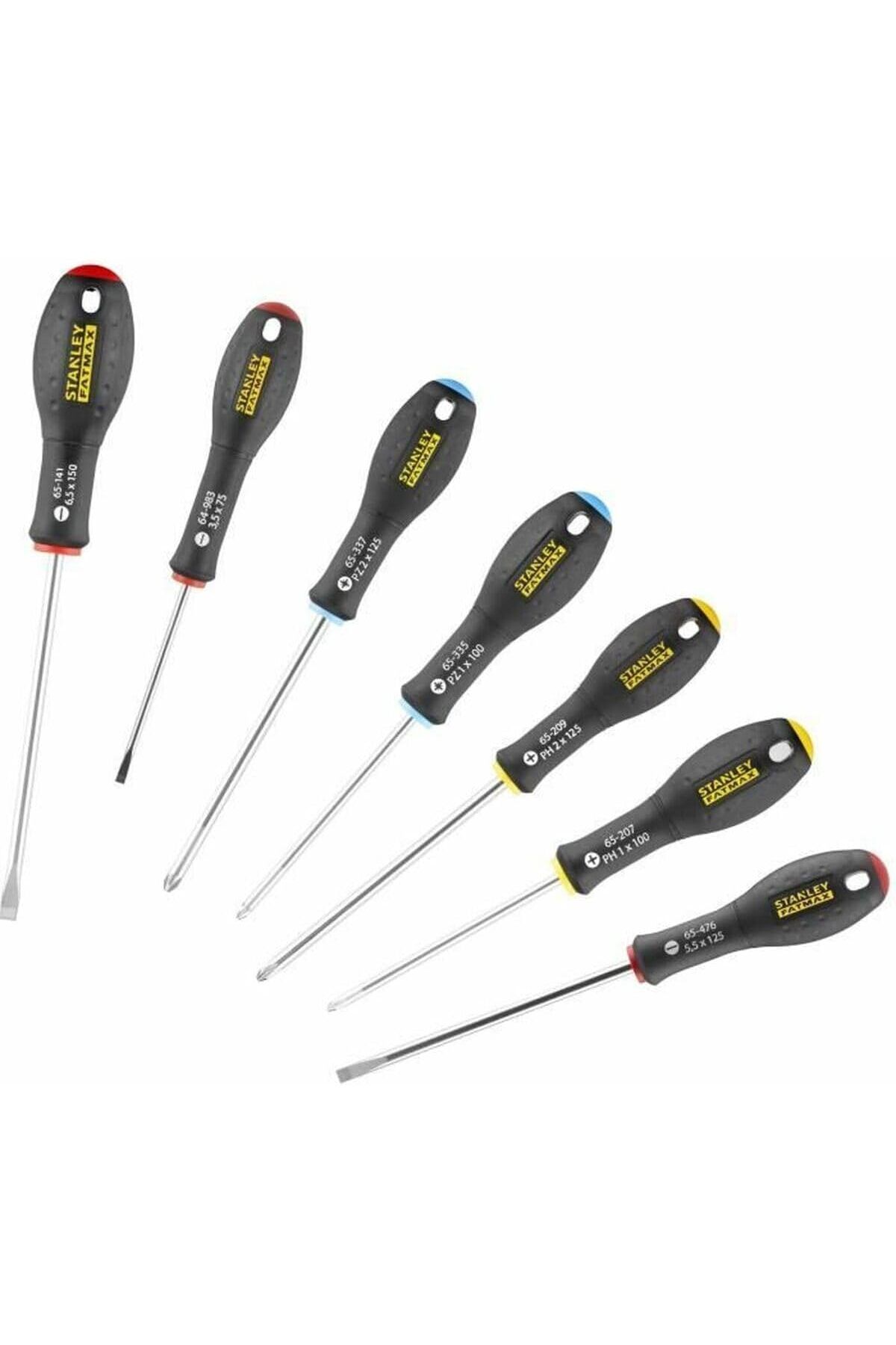 STOREMAX ELZ FatMax set (7-parçalı, Schlitz/Phillips/Pozidriv, paralel 3,5 mm, 5,5 mm; düz 6,5 mm; PH1, PH