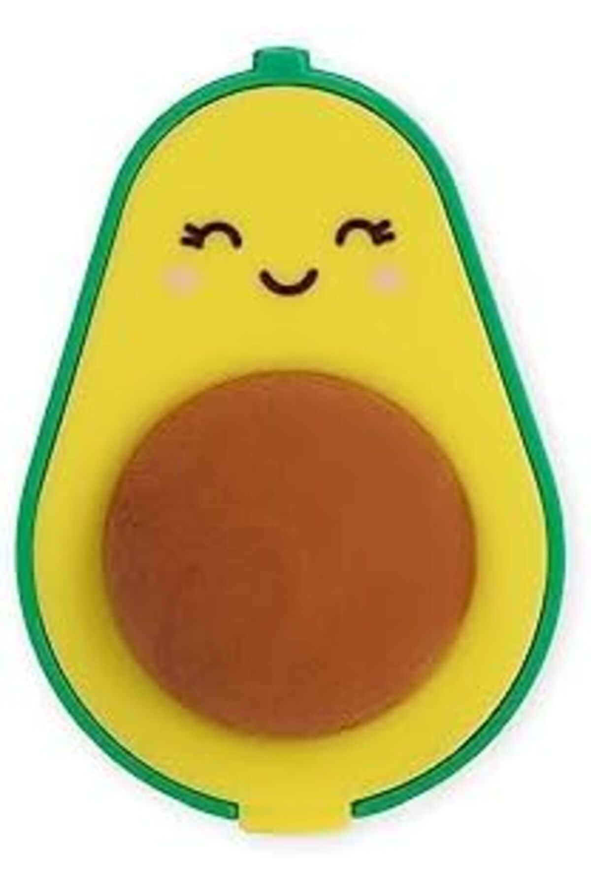 STOREMAX-Sbl - Pencil Sharpener with Eraser, Empty Reservoir, Soft and Clean Eraser, 4 X 5.7 Cm, Avocado Motif Sblshp 1 2