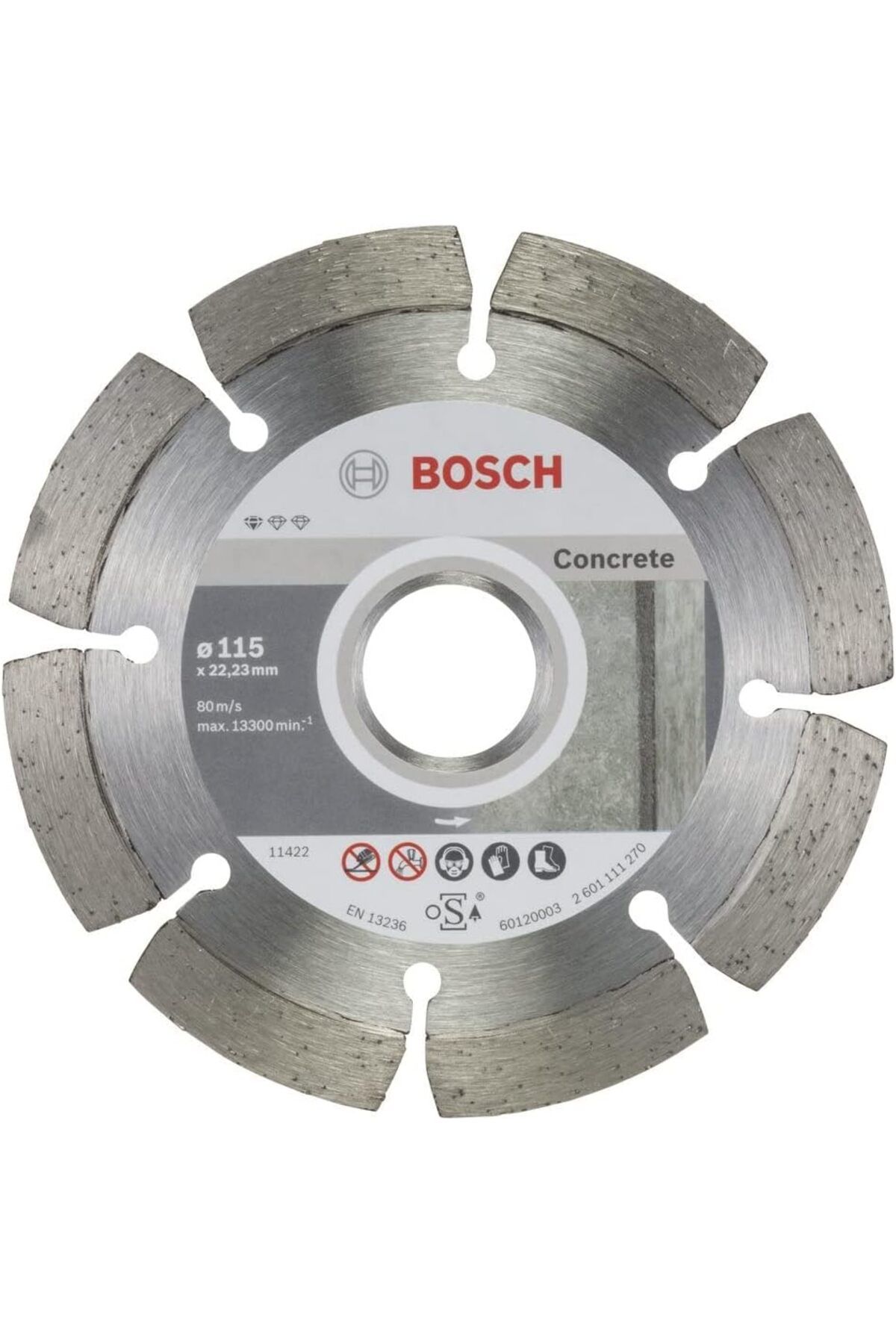 LUXE 9+1 Standard for Concrete 115 mm LXSHP 1055529