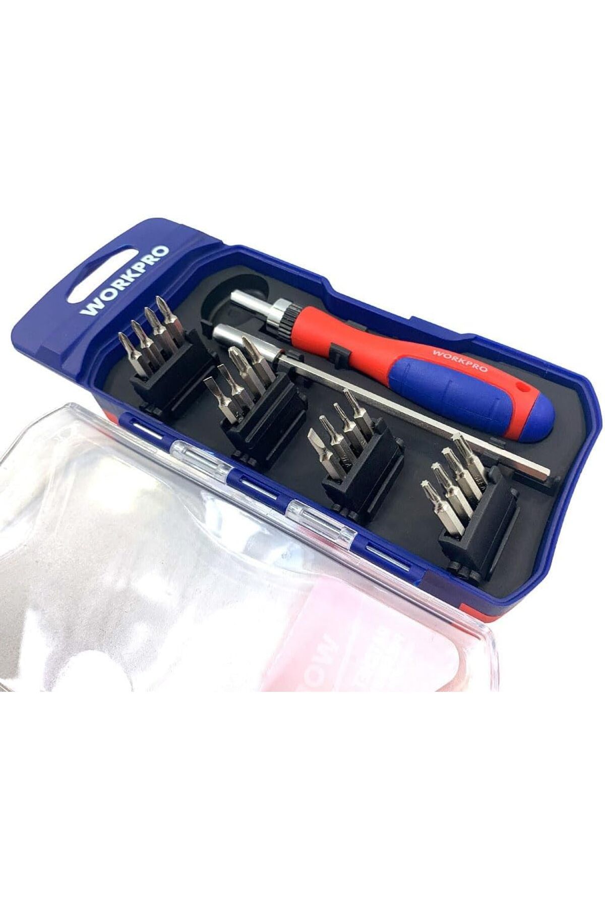 STOREMAX ELZ WP200516 18 Parça Profesyonel CR-V Cırcırlı Hassas/Elektronikçi Bits Tornavida Seti FRNTR 1