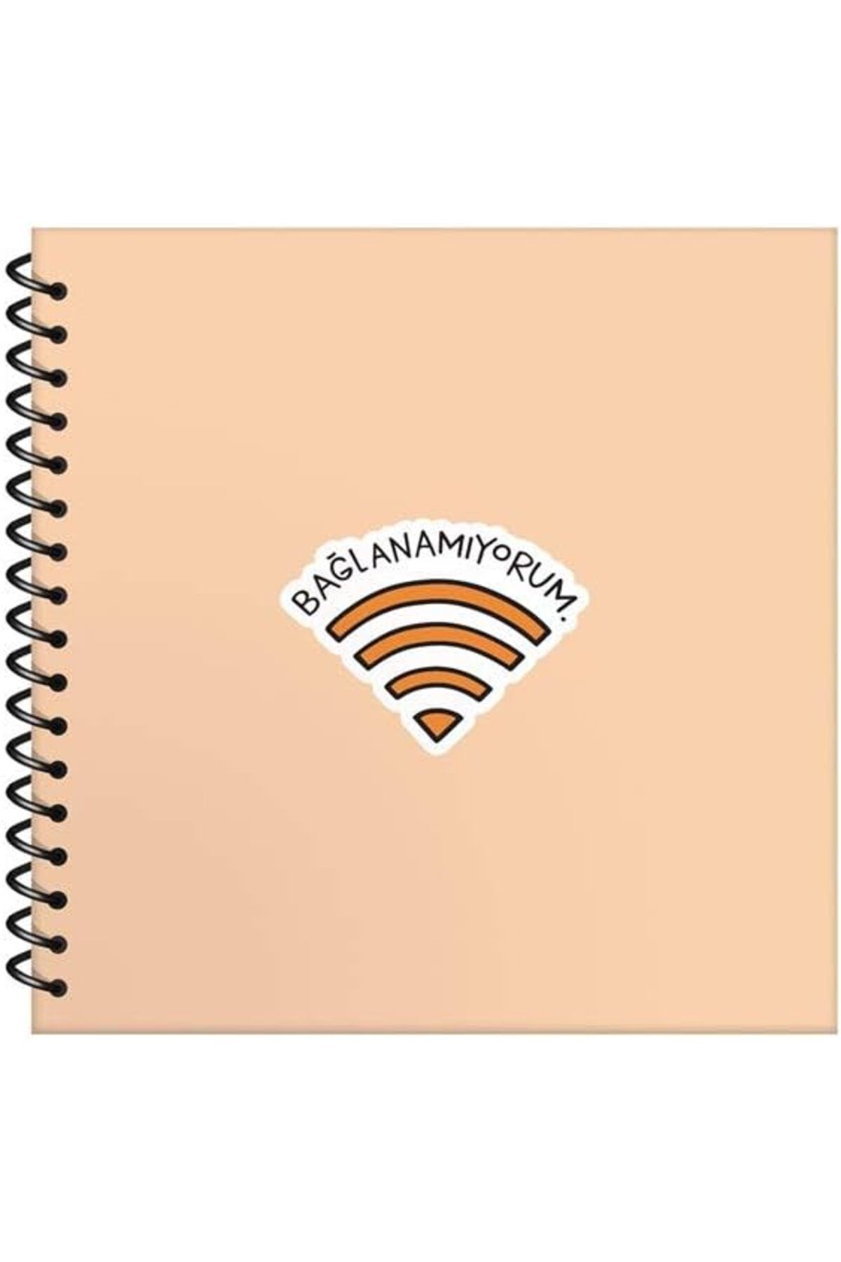 STOREMAX Rom Şeyler 50 Yaprak Çizgili Sert Kapak Stickerlı Defter, Bağlanamıyorum, 16x15cm Romshp 106732