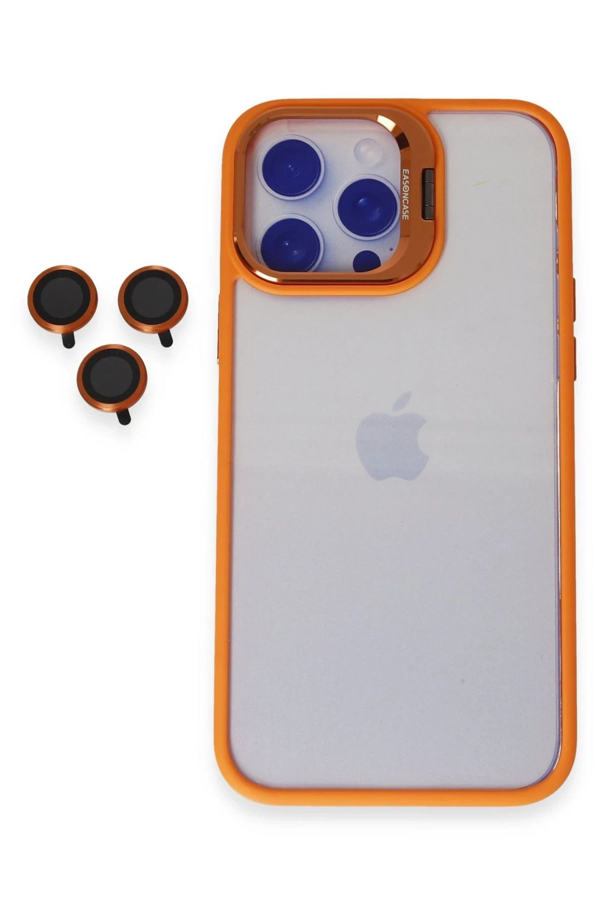 Joko iPhone 13 Pro Max Kılıf Roblox Lens Standlı Kapak - Turuncu LZWDR