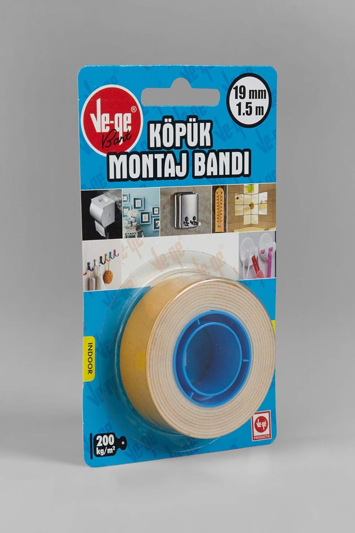 Mu Art Ahşap Mrt BH5000190015-1HT Köpük Montaj Bandı-1 (İç), 19 mm x 1.5m Art 871301