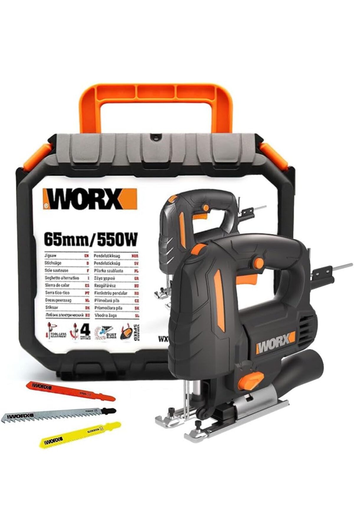 LUXE WX463 550 Watt Devir Ayarlı Profesyonel Dekupaj Testere LXSHP 1055529