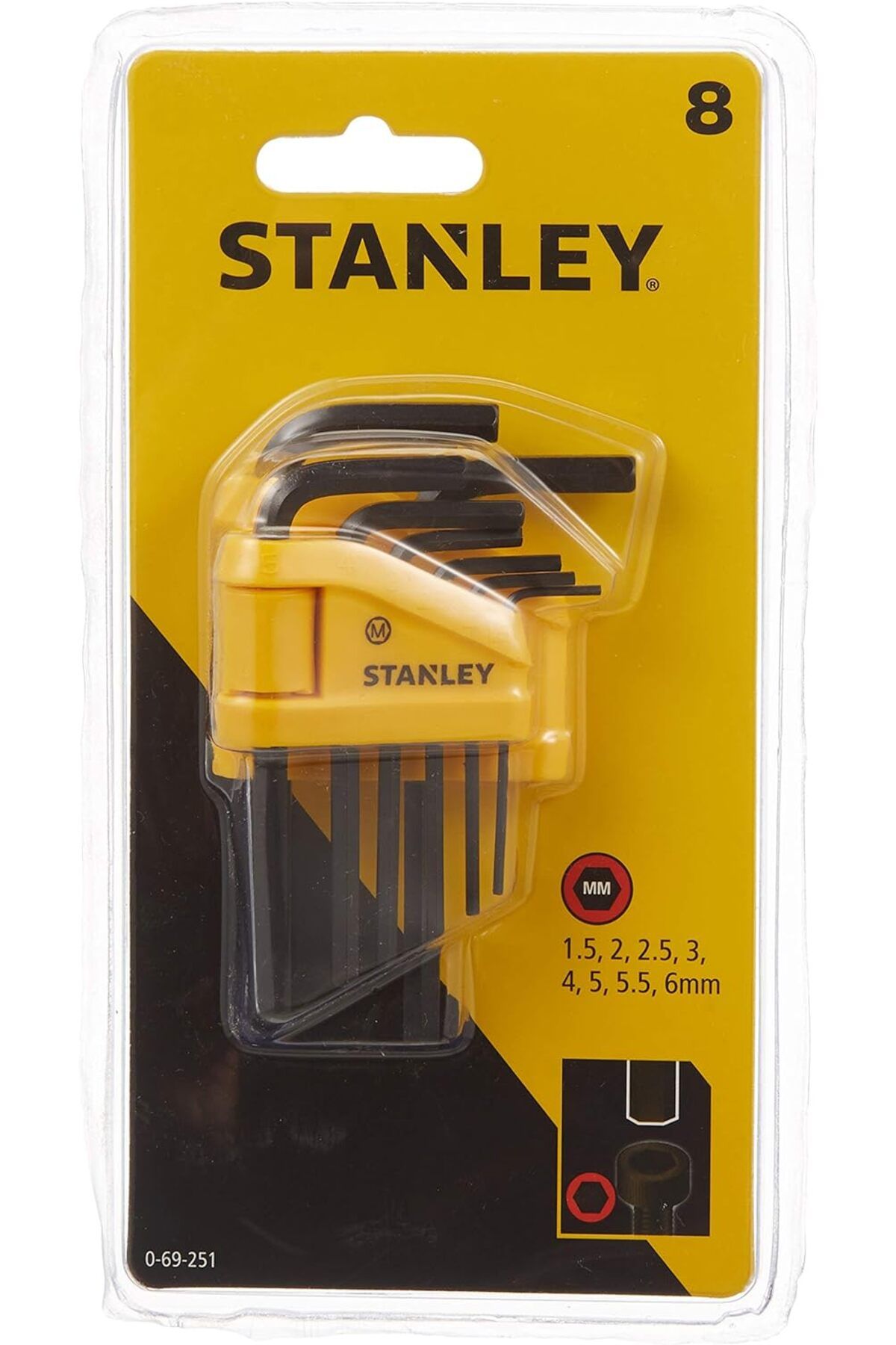 STOREMAX ELZ ST069251 8 Parça Allen Anahtar Takımı FRNTR 1127478