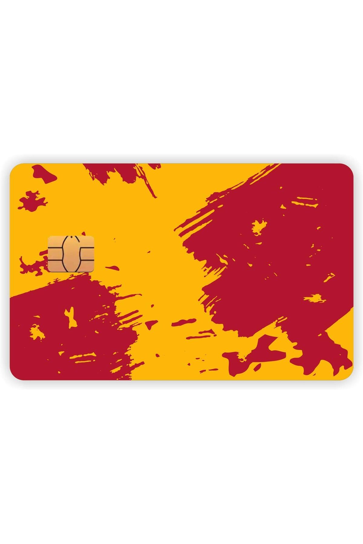 STOREMAX Aksesuar Sarı Kırmızı Kart Kaplama Sticker Kredi Kartı Sticker FxYM 1126906