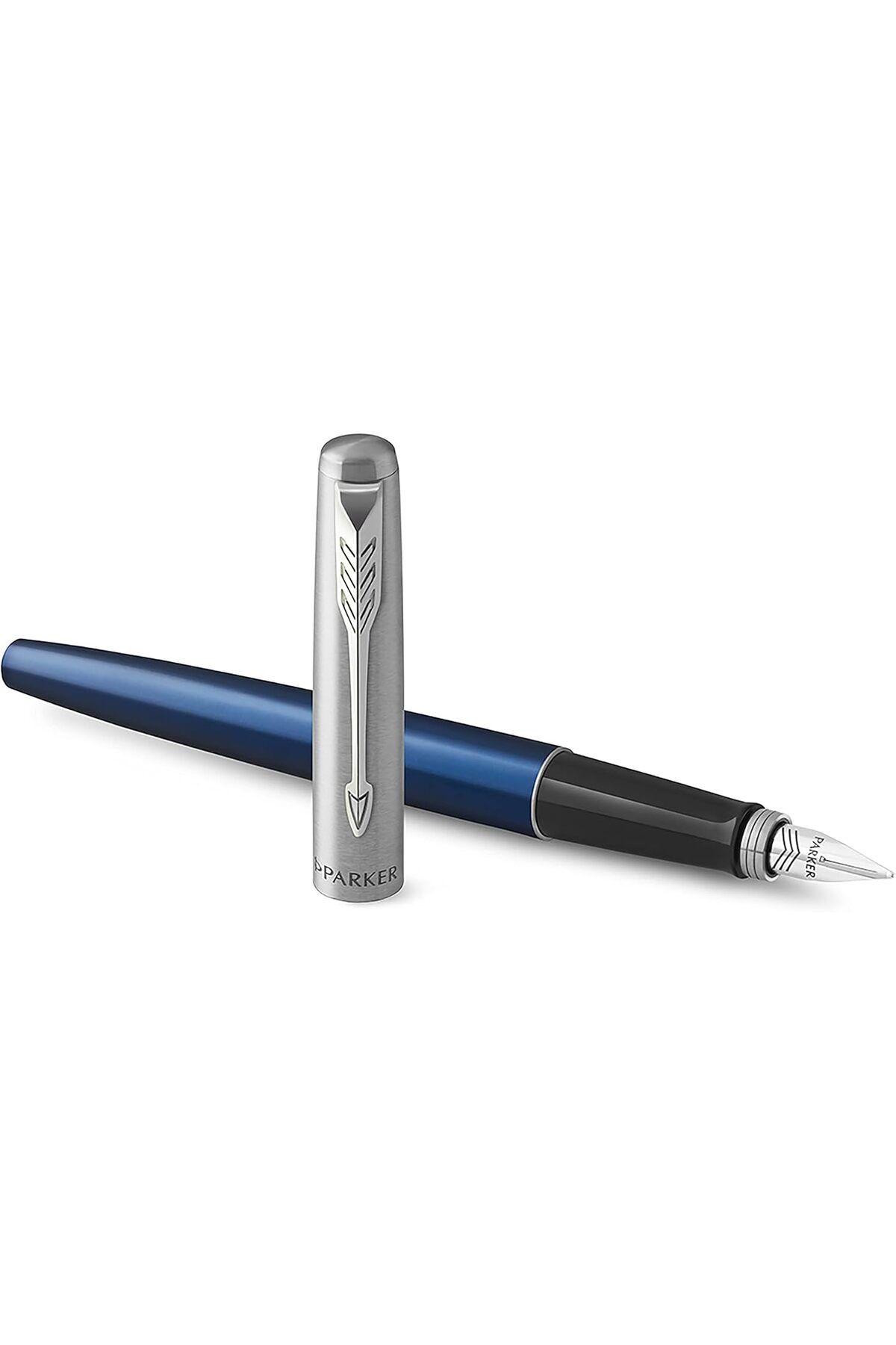 STOREMAX OZN Jotter Mavi Krom Tasarımlı Dolma Kalem, Orta Kalınlıkta Uç, Mavi Mürekkep OZNstre 1094633