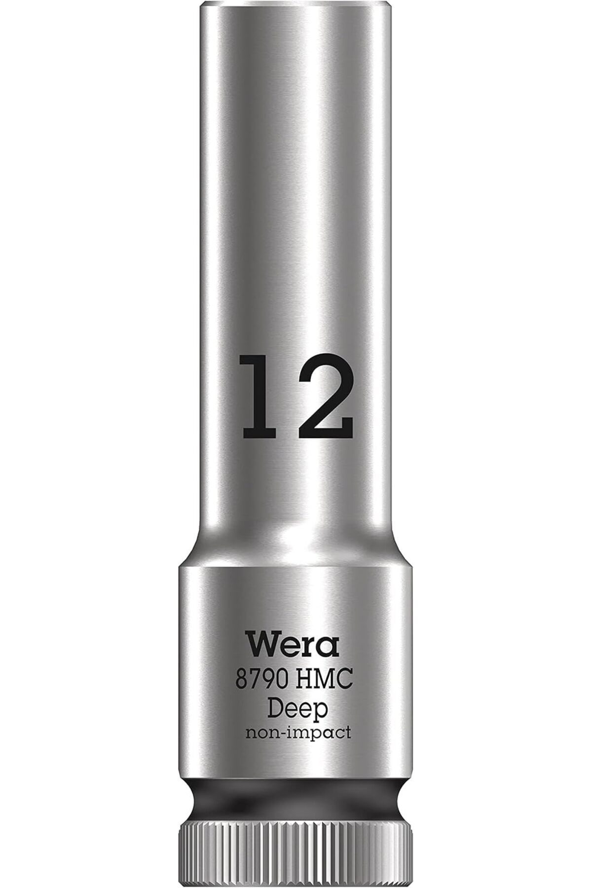 LUXE 05004552001 8790 HMC Derin Lokma Anahtar 1/2 inç, Siyah, 12,0 mm LXSHP 1055529