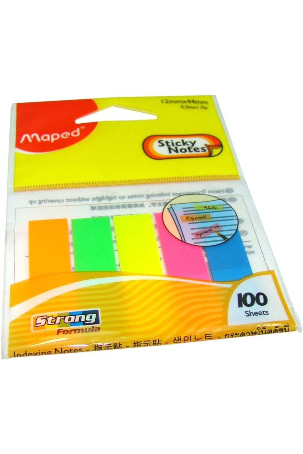 STOREMAX Sticky Notes 12 x 44 mm Ayıraç - 100 Etiket TrendBazaar 1057563