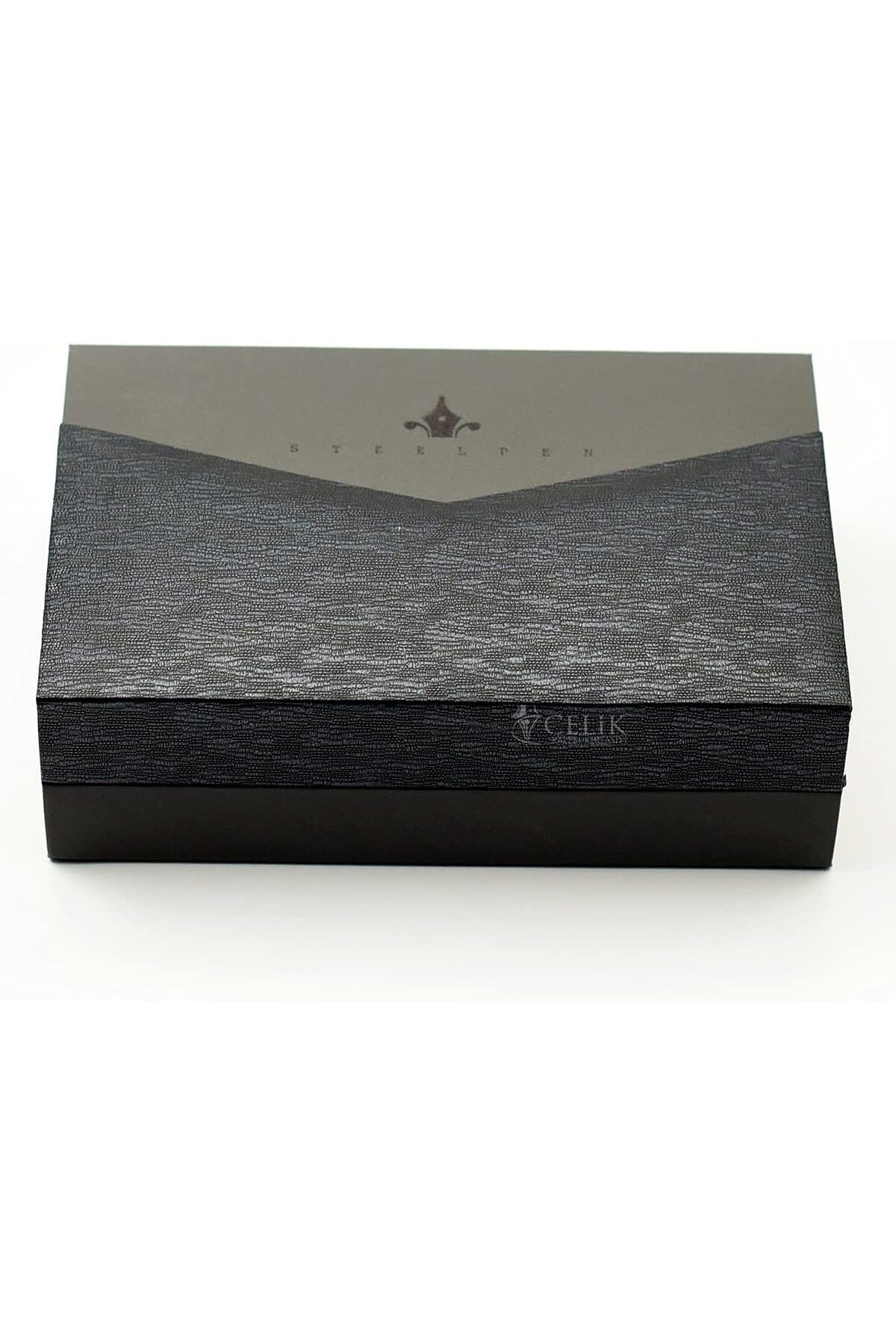 LUXE Serra Serisi 800-23 Parlak Krom Dolma Kalem+Tükenmez Kalem Seti LXSHP 1055529