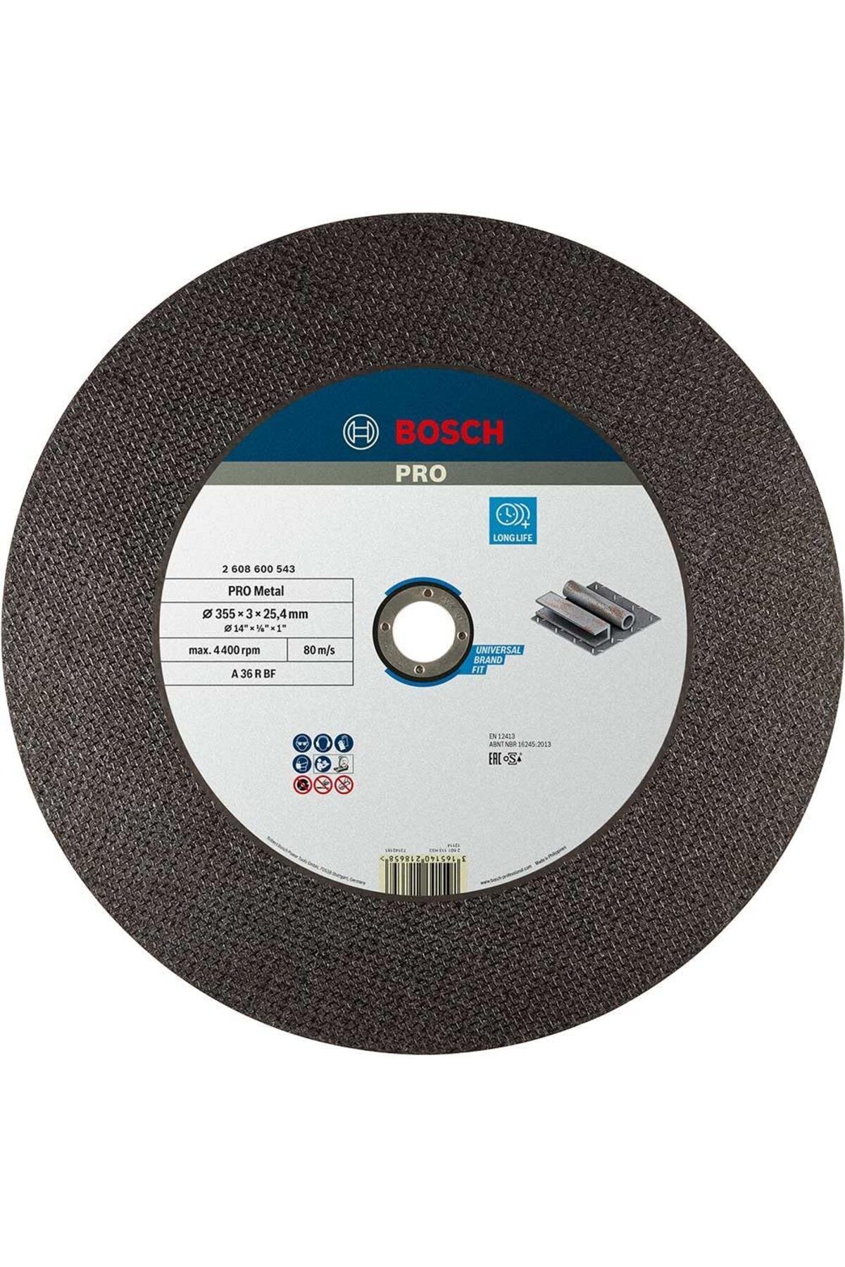 STOREMAX Rom Professional aksesuar 2608600543 kesme diski, Gri, 2608600543 Romshp 1067323
