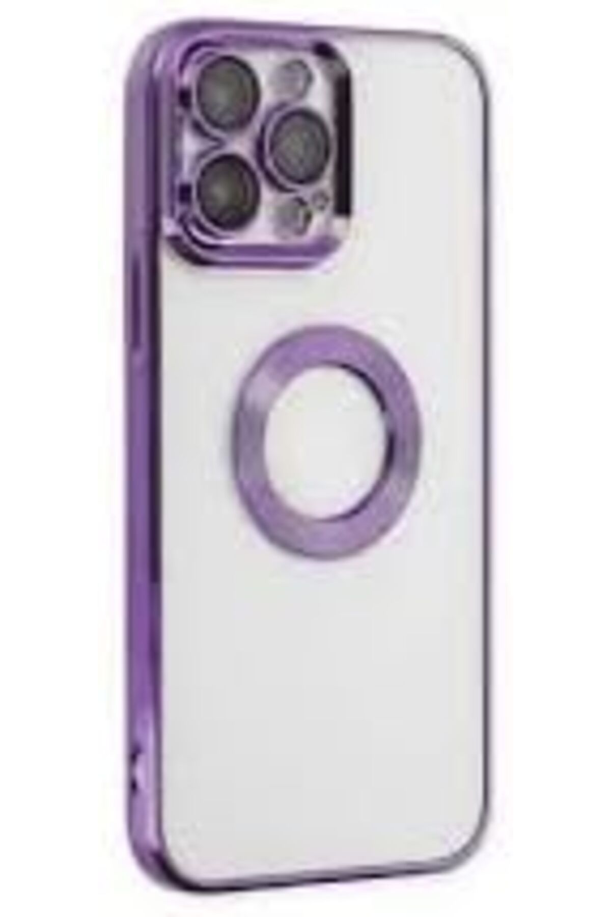 LUXE aks iphone 13 pro uyumlu lens korumalı lazer kılıf mor LXSHP 1055529