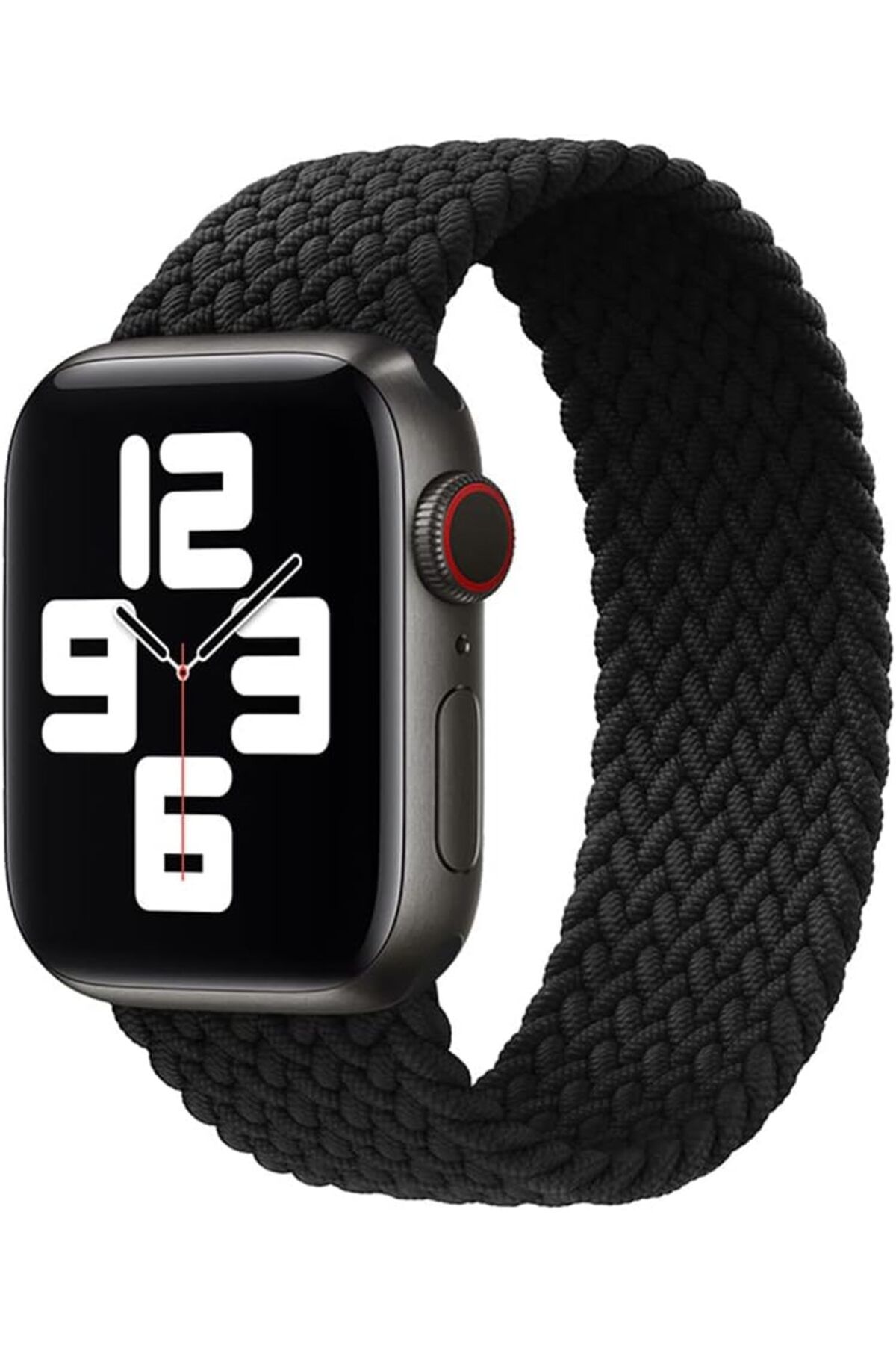 STOREMAX Watch Tüm Serileri ile Uyumlu Yumuşak ve Kullanışlı Solo Loop Esnek Örgü Kordon 10