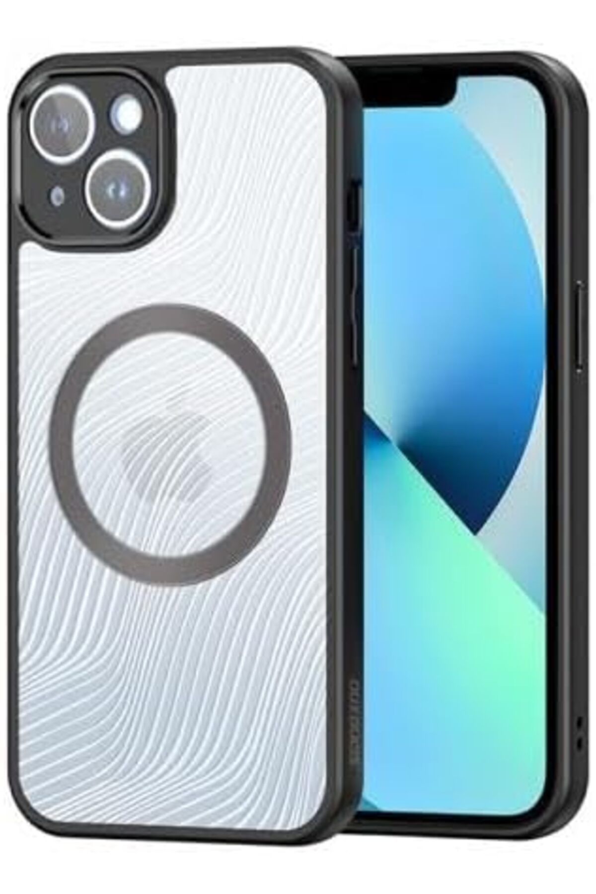 LUXE Polham iPhone 12 Pro Uyumlu Premium Buzlu Sert Kamera Koruyuculu Kılıf, Magsafe Uyumlu Kılıf LX