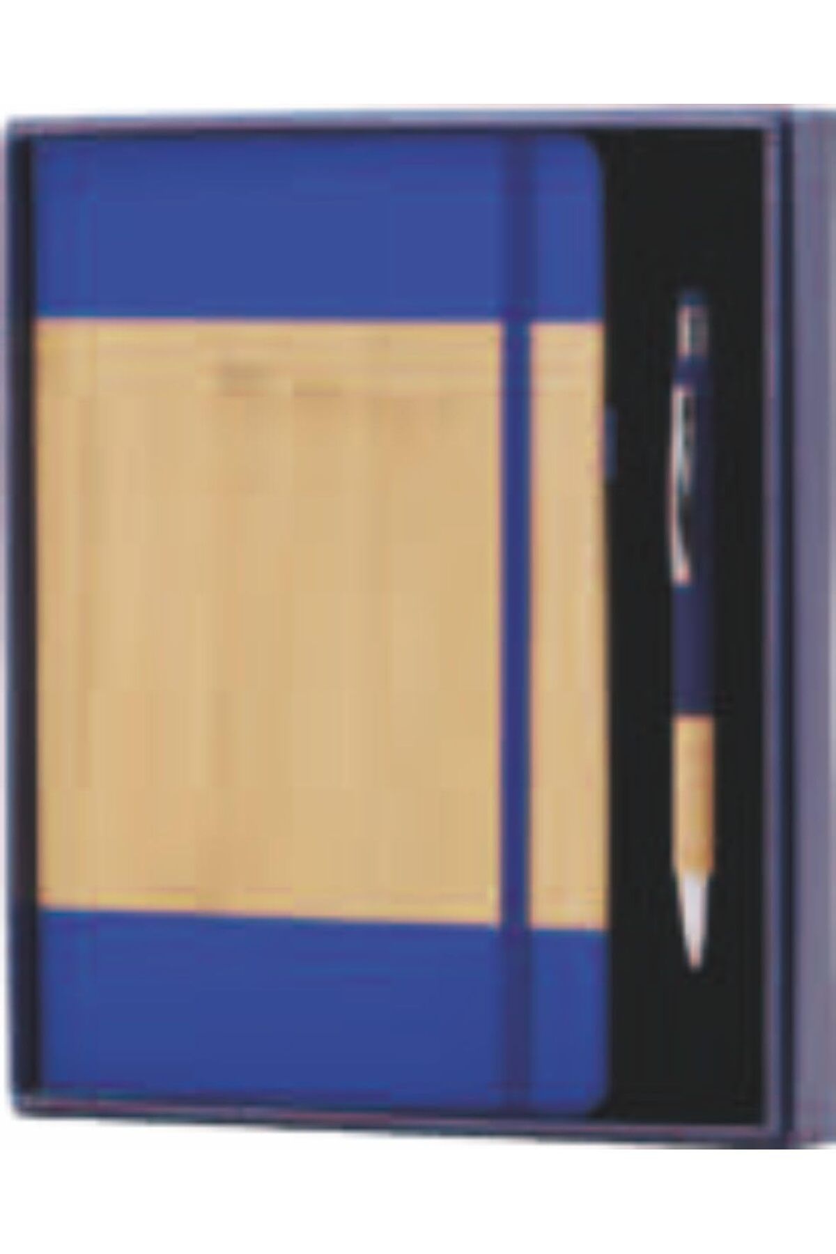 LUXE Bambu Defter ve Kalem Seti, 5 Renk Seçenekli (Lacivert) LXSHP 1055529