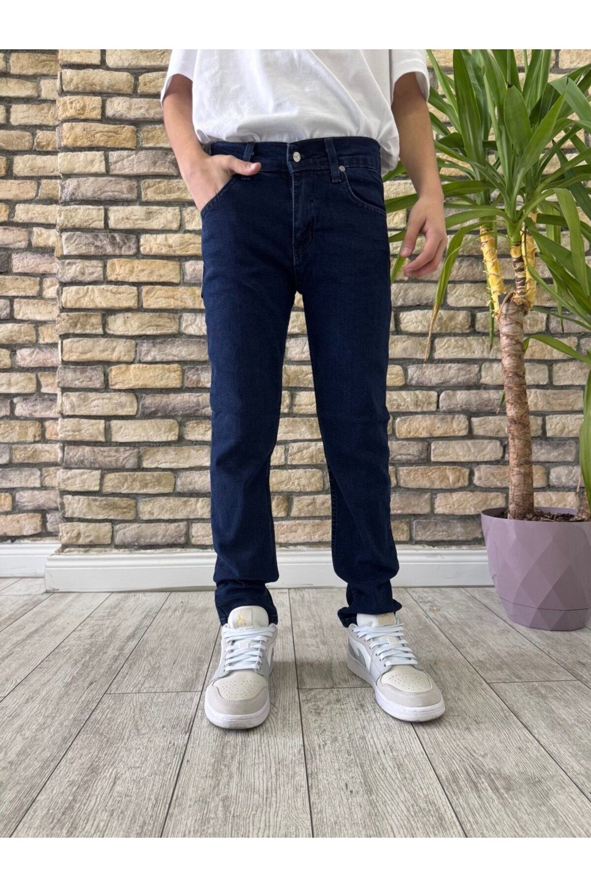 Erkek Çocuk Garson Denim Kot Pantolon