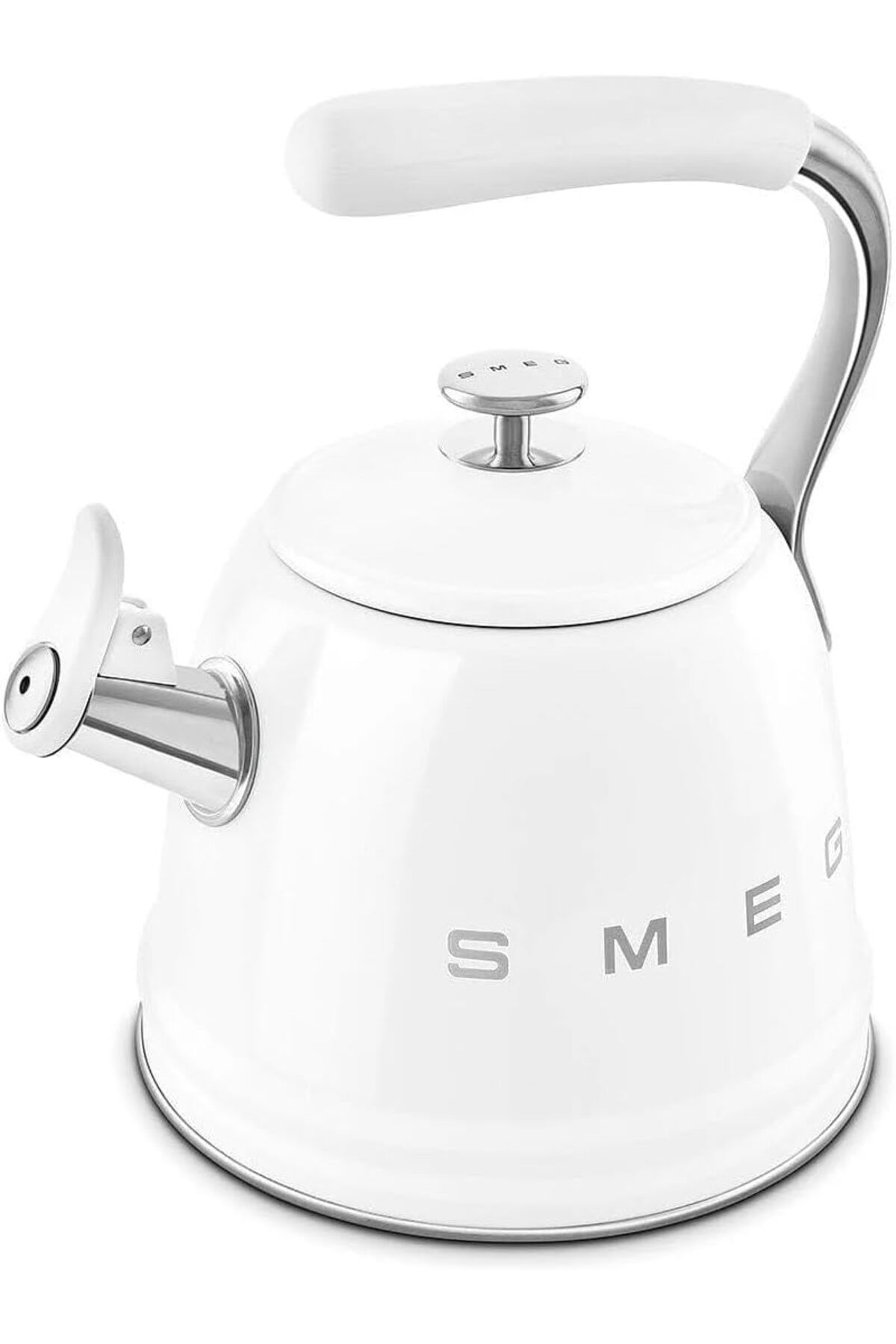 STOREMAX 50's Style Beyaz Set Üstü Düdüklü Kettle 2.3 lt
