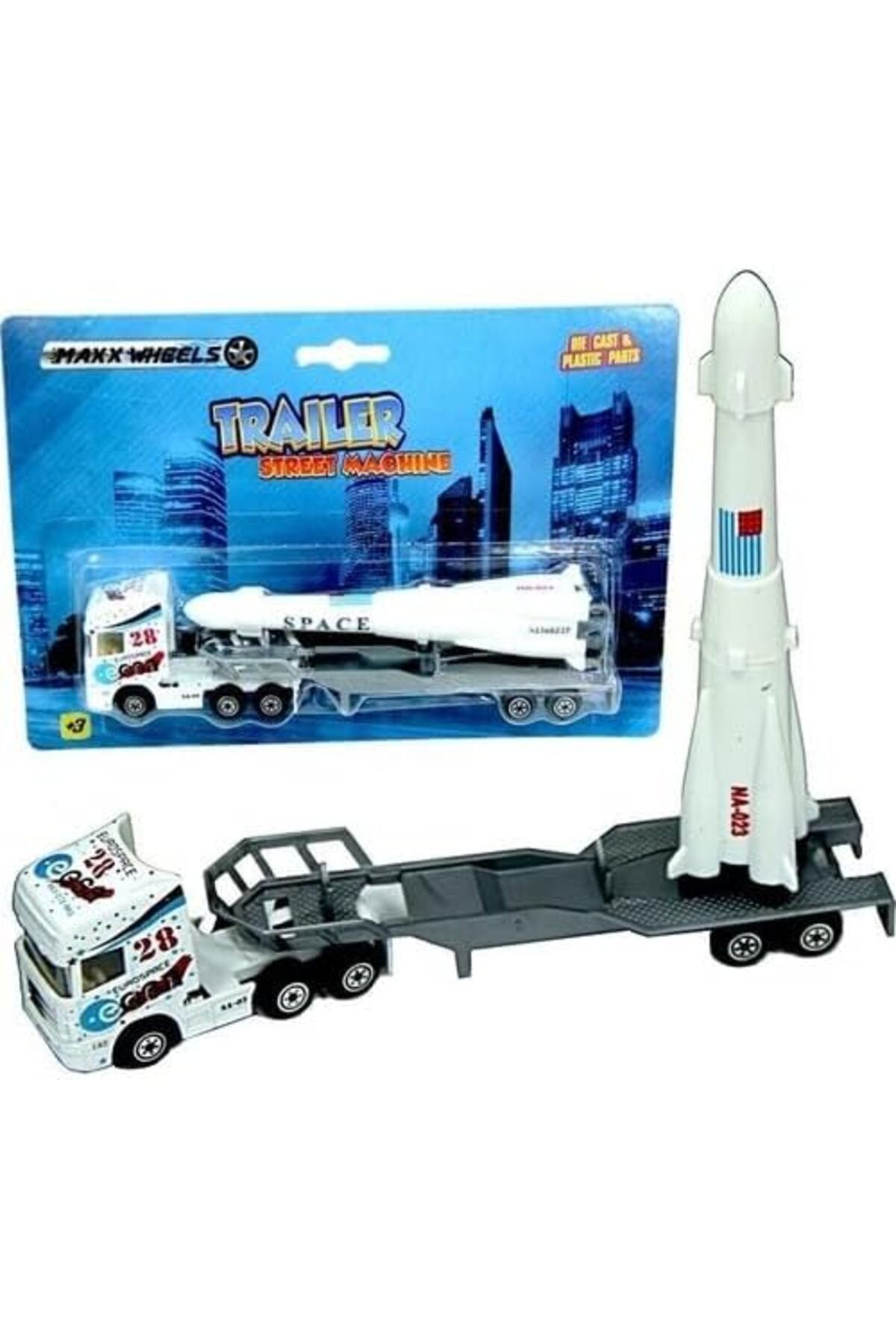 Mu Art Ahşap Mrt Tır ve Çekici - Roket Art 871301