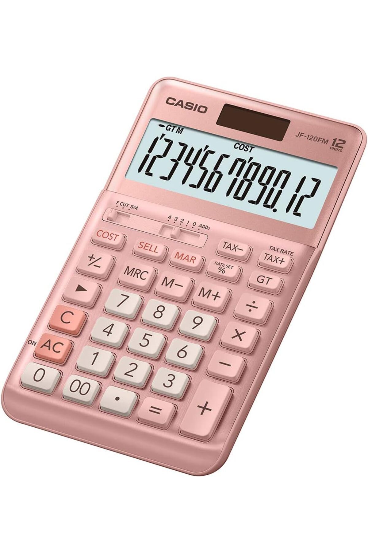 STOREMAX JF-120FM-PK Pembe 12 Hane Masa Üstü Hesap Makinesi ELZFRNTR 1127478