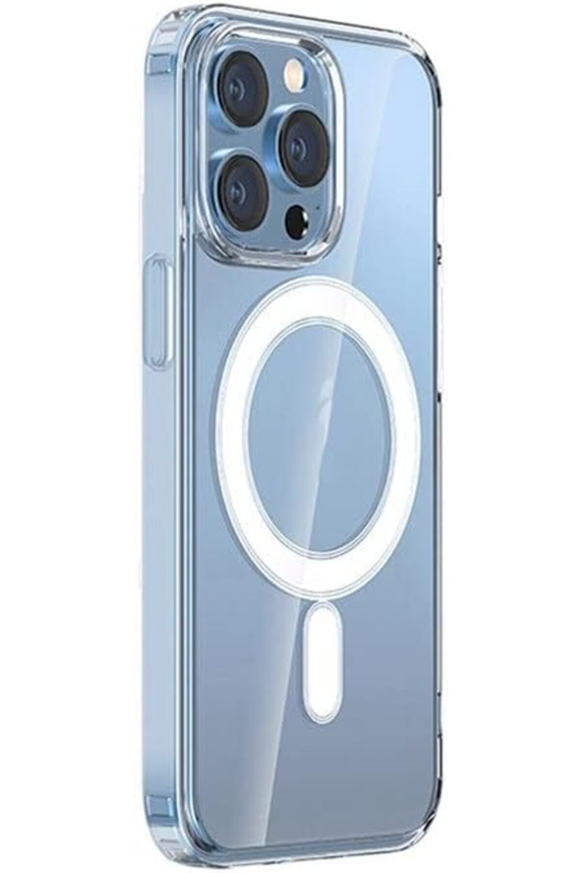 LUXE İphone 14/14PRO/14MAX/14PROMAX Uyumlu Kablosuz Şarja Uygun Diamond Series Şeffaf Kılıflar (14M