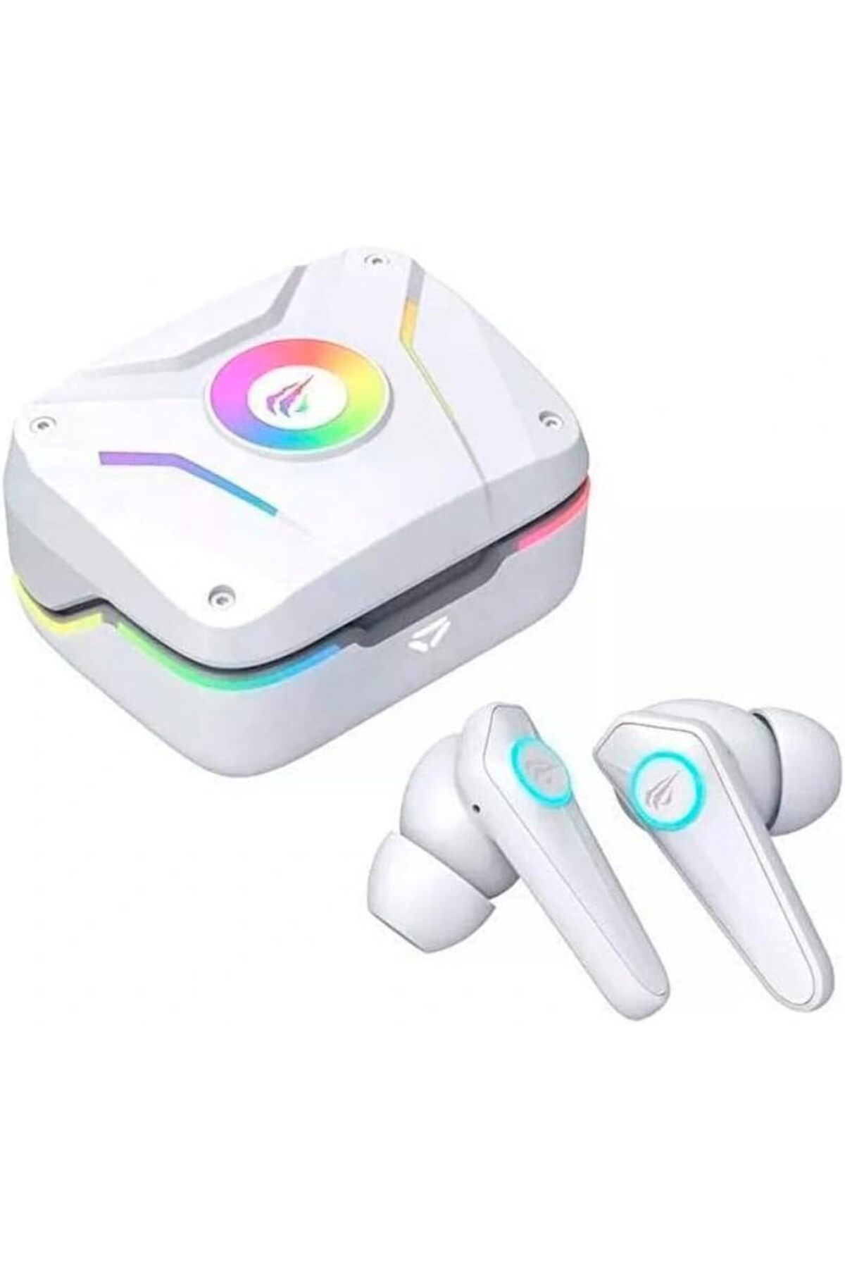 Mu Art Ahşap Mrt TW952 PRO RGB TWS Kulaklık Beyaz Art 871301