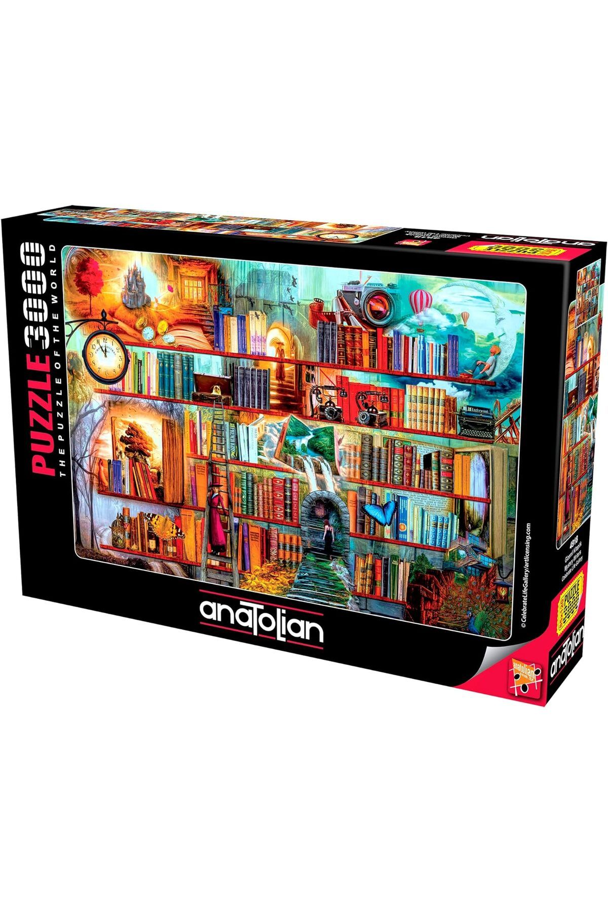 STOREMAX Puzzle - Gizemli Kitaplık / 3000 Parça, #4918 FxYM 1126906