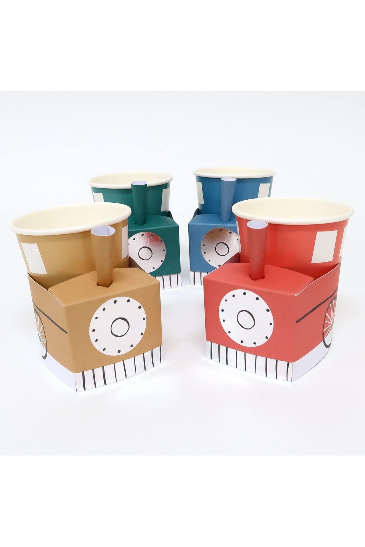 LUXE Meri Train Cups Tren Bardaklar 8li LXSHP 1055529