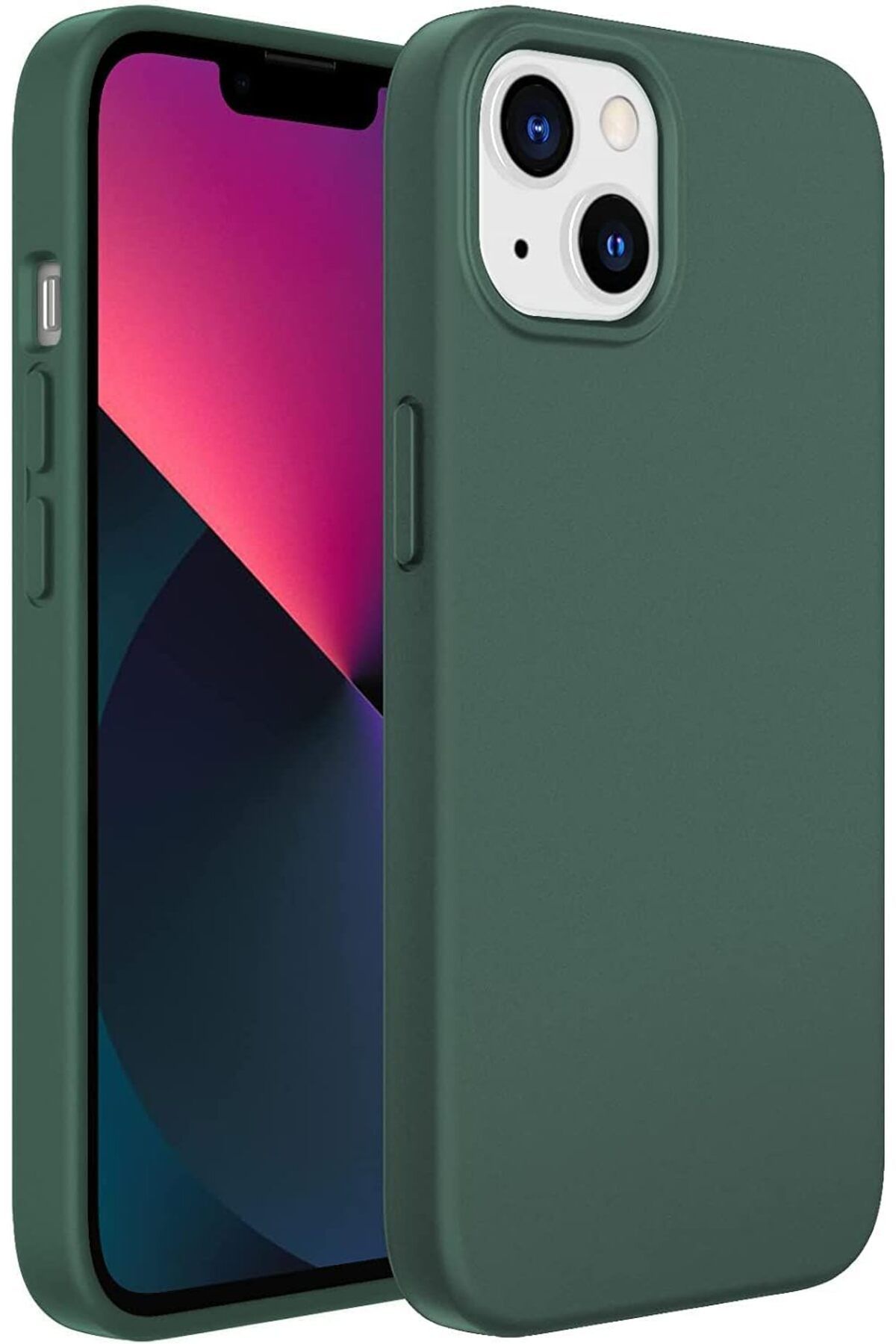 STOREMAX iPhone 14 Uyumlu Kılıf 6.1’ Içi Kadife Lansman Silikon Kılıf Şok Emici Full Kasa Koruma