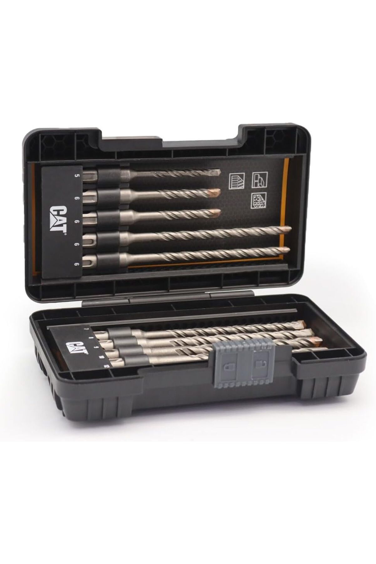 LUXE DA03901 Tungsten Karbür SDS-Plus Beton Matkap Uç Seti, 10 Parça LXSHP 1055529