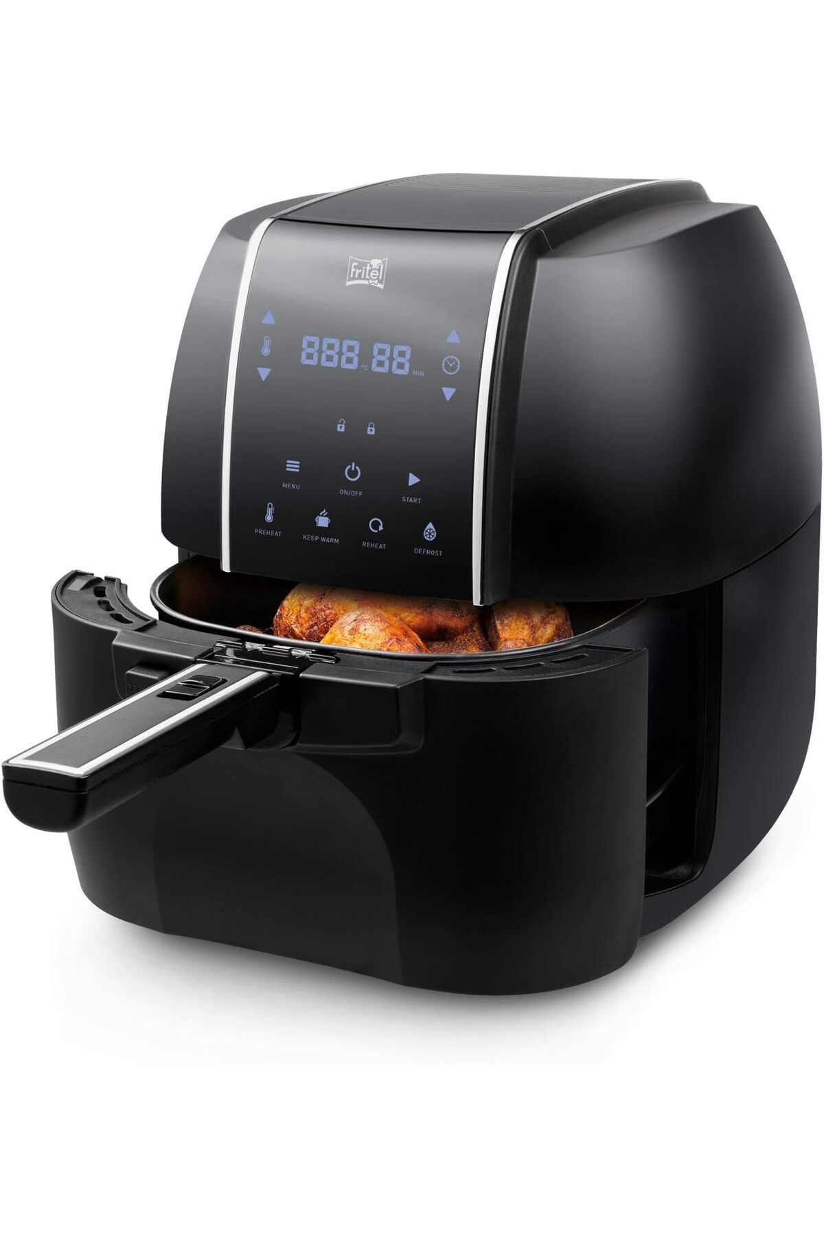 Mu Art Ahşap Mrt Snacktastic 6902 XXL Airfryer 5 Litre Siyah Fritöz Art 871301