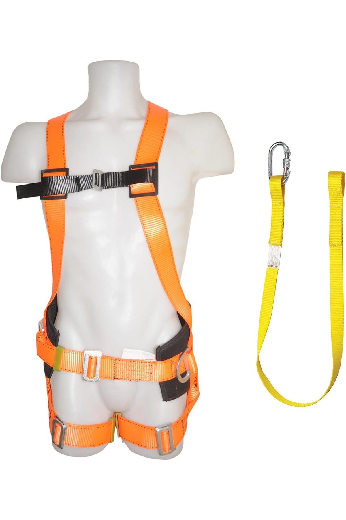 Mu Art Ahşap Mrt Safeset SFP-1 Paraşüt Tip Bel Destekli Tam Vücut Emniyet Kemeri Profesyonel Art 871301