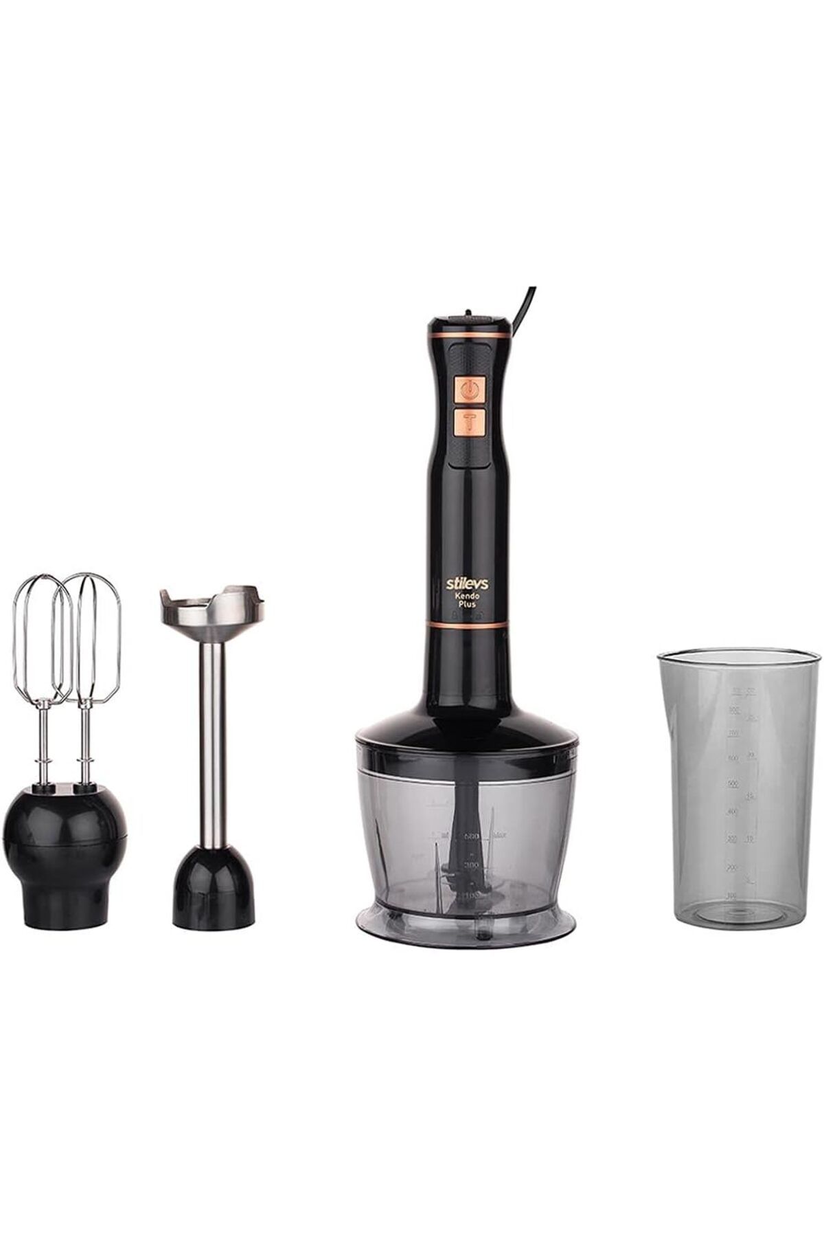 LUXE SGH22181 Kendo Plus El Blenderı Seti, Siyah/Bakır, Standart  1055529