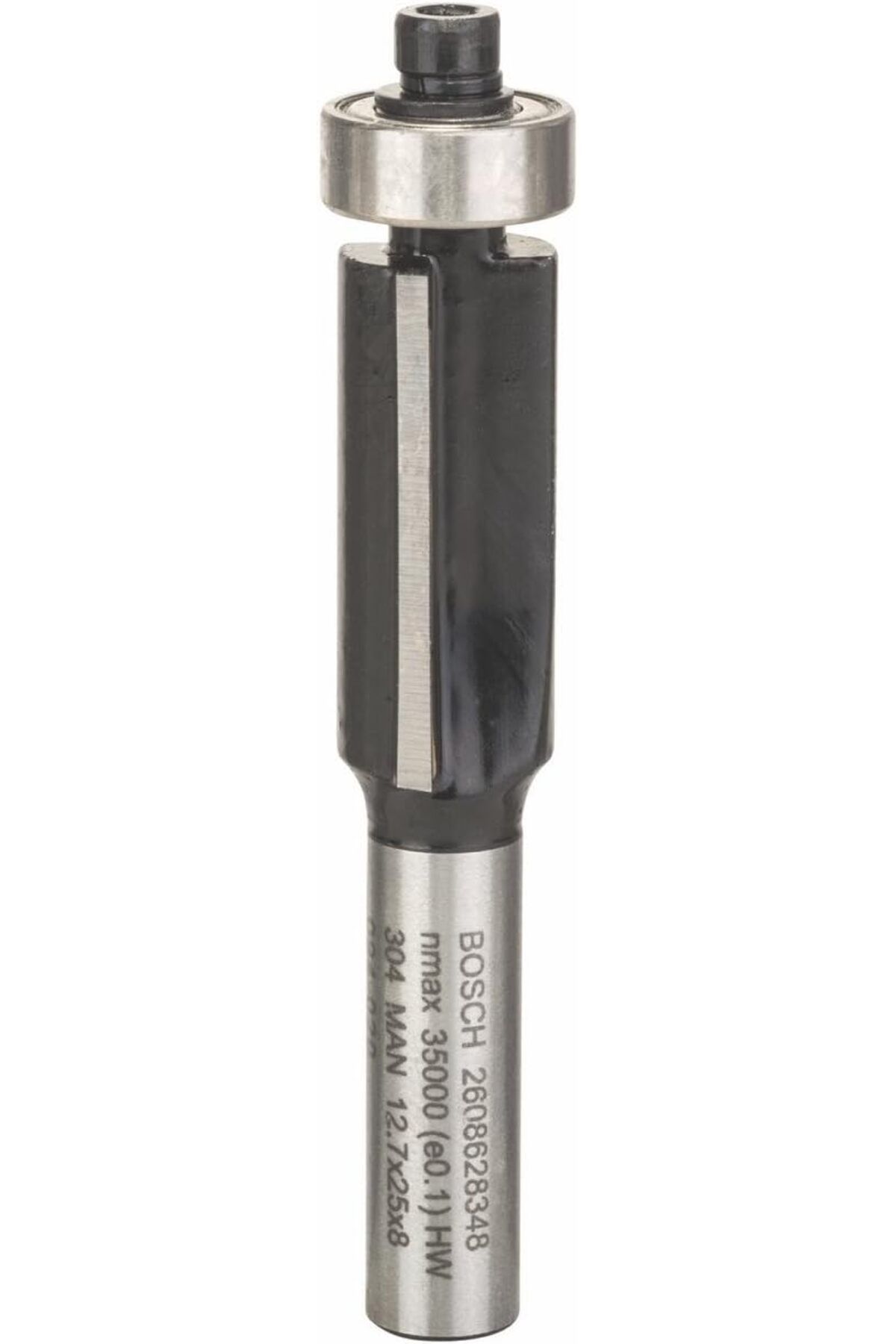 LUXE Professional Ahşap için debriyaj frezesi, çap 12,7 mm, çalışma uzunluğu 25 mm, 8 mm şaft ak