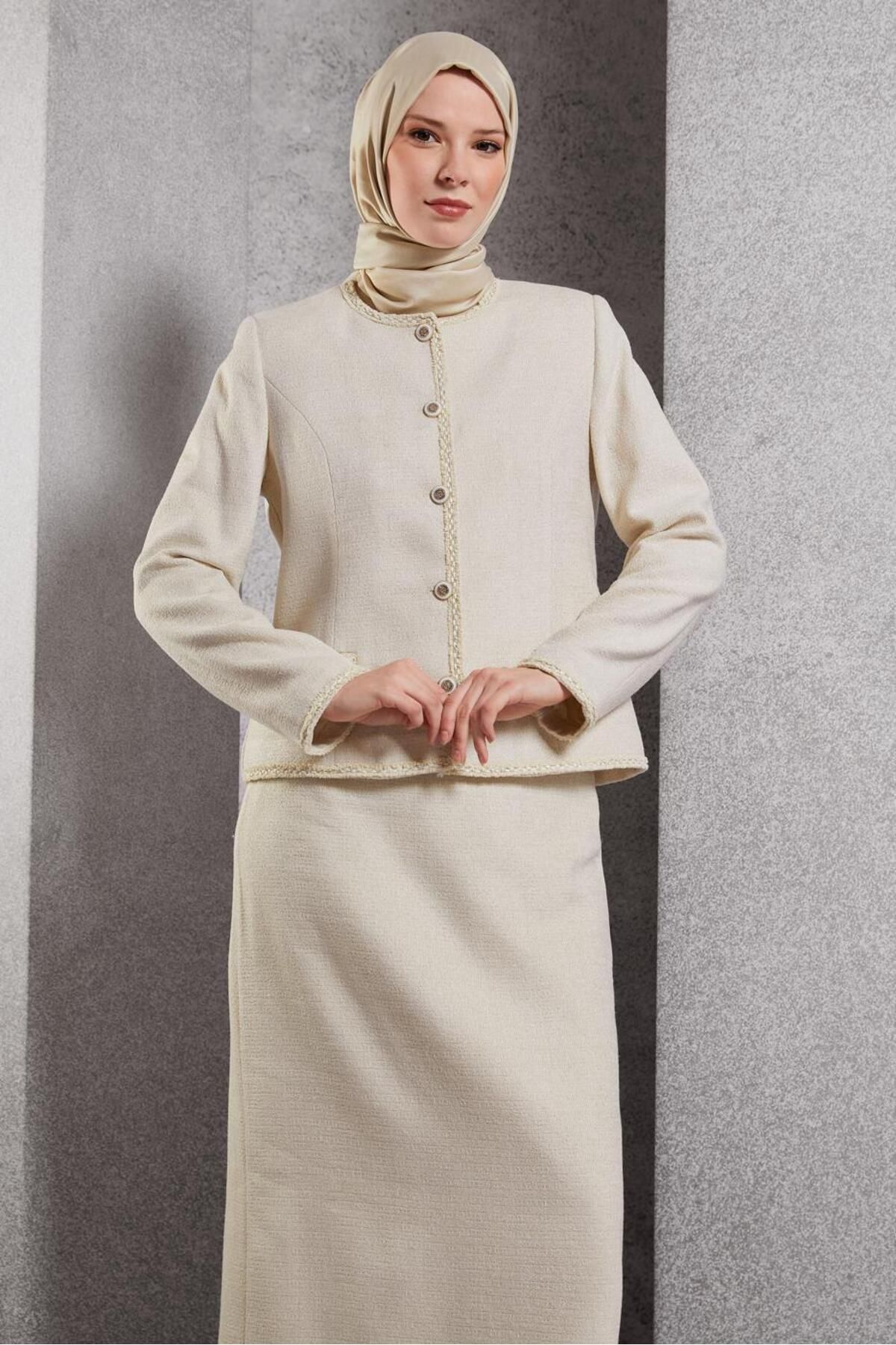 کت و شلوار TWEED دامن 30503 Alvina