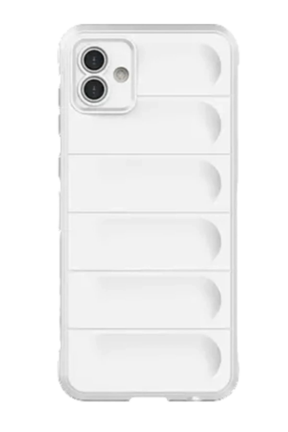NewFace Galaxy A05 uyumlu  Kılıf Optimum Silikon - Krem INSLM