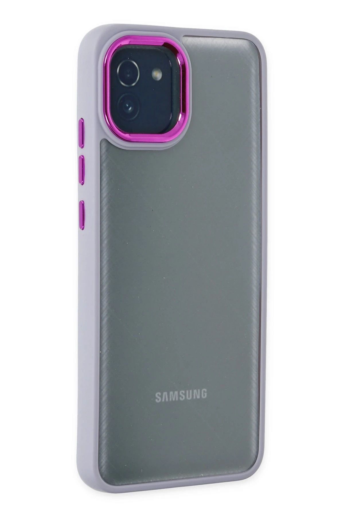 NewFace Samsung Galaxy A03 Kılıf Dora Kapak - Lila HNZRN