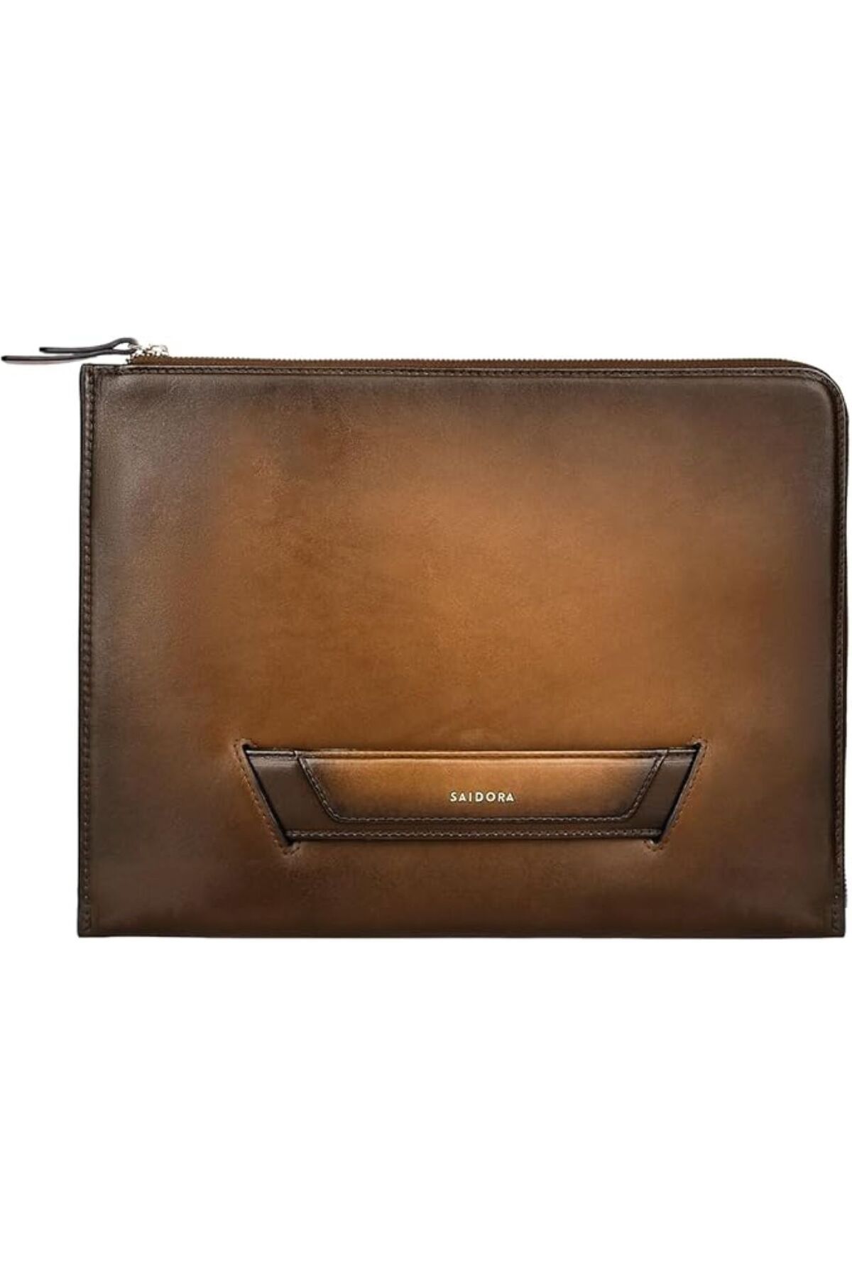 SAIDORA El Boyalı Deri Dizüstü 15-16 Inch LEPTOP Kılıfı