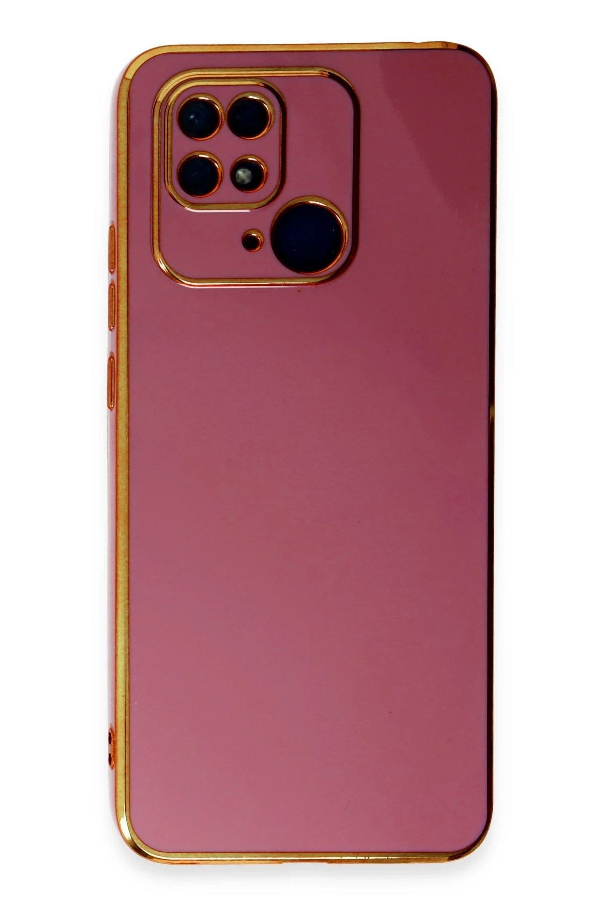 NewFace Xiaomi Redmi 10C Kılıf Volet Silikon - Kırmızı NRMSA