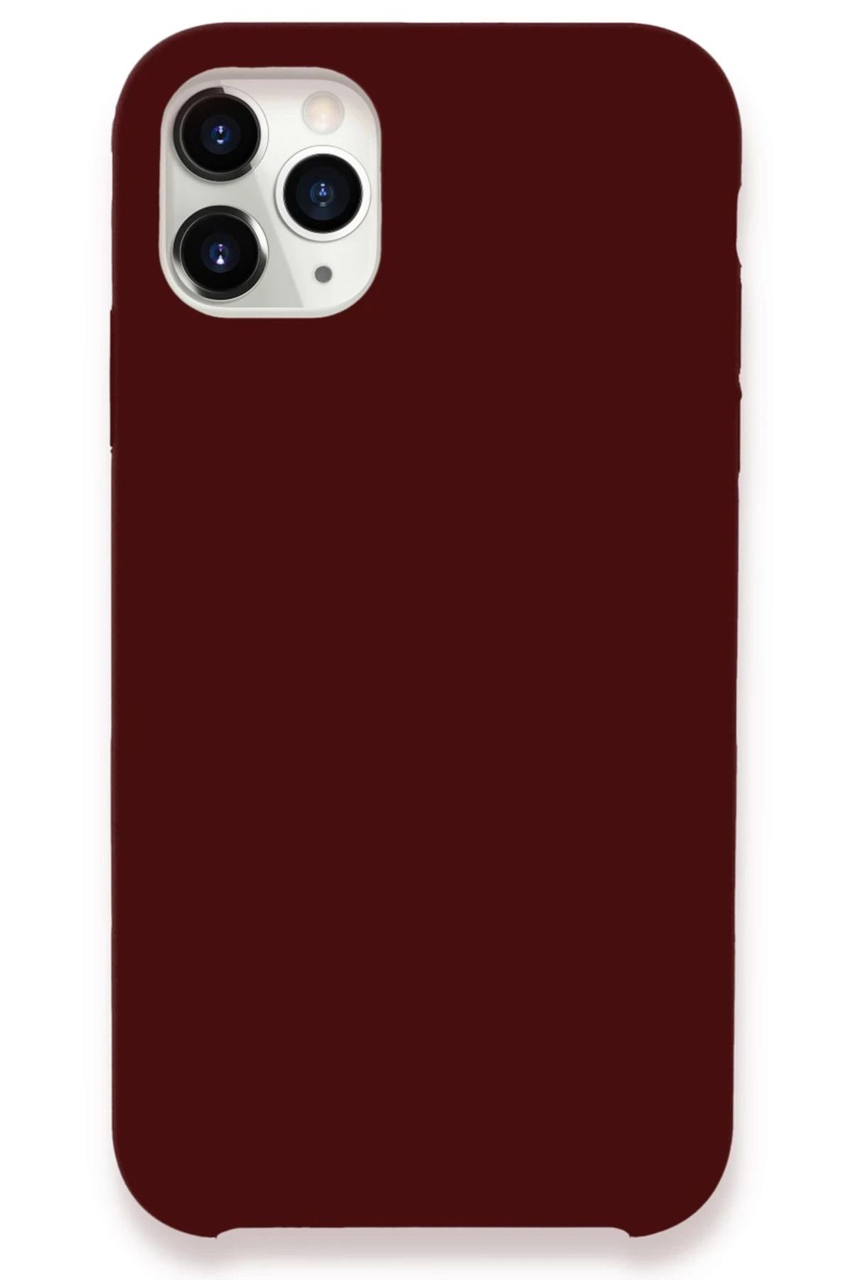 NewFace iPhone 11 Pro Kılıf Lansman Legant Silikon - Bordo HNZRN