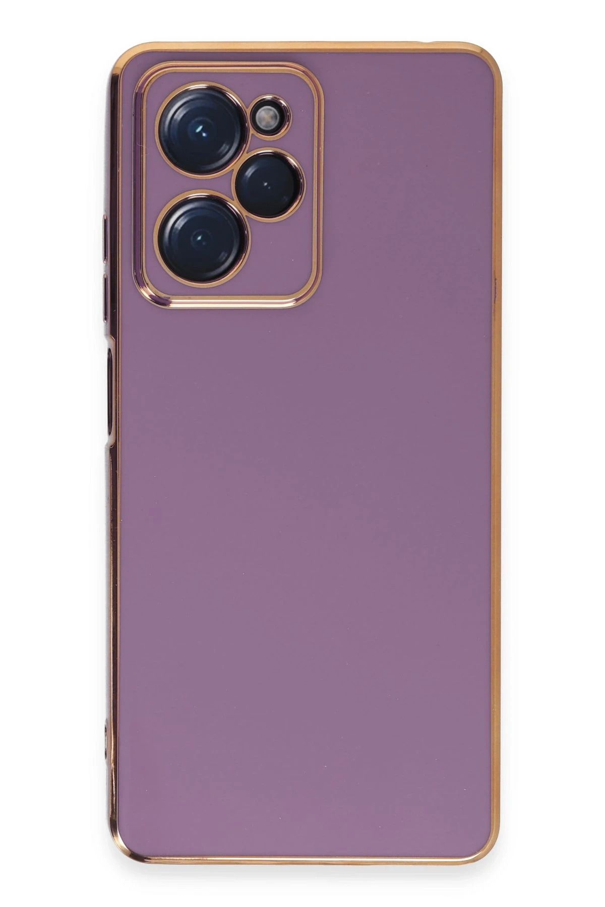 NewFace Xiaomi Poco X5 Pro 5G Kılıf Volet Silikon - Mor HNZRN