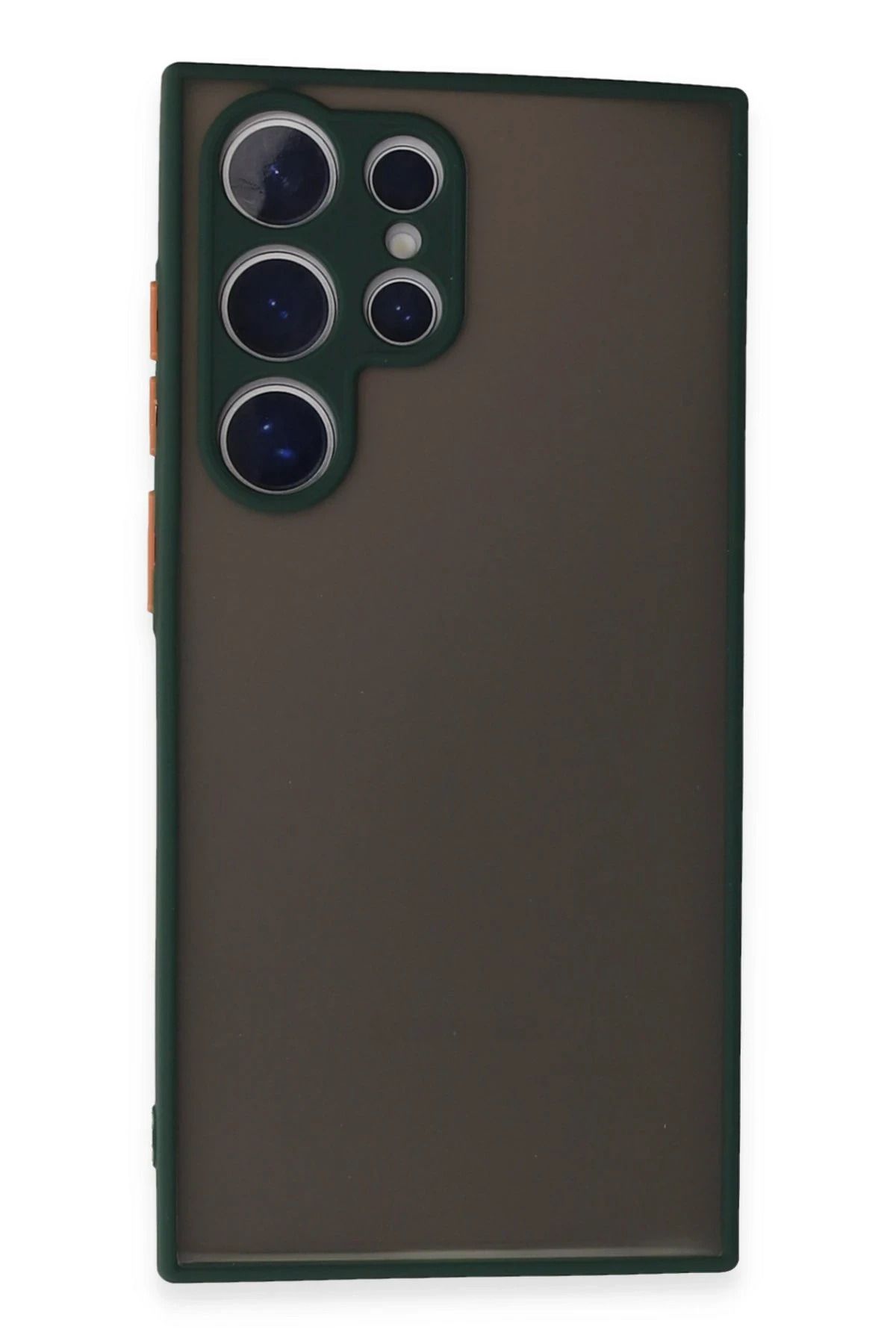 NewFace Samsung Galaxy S24 Ultra Kılıf Montreal Silikon Kapak - Yeşil INSLM