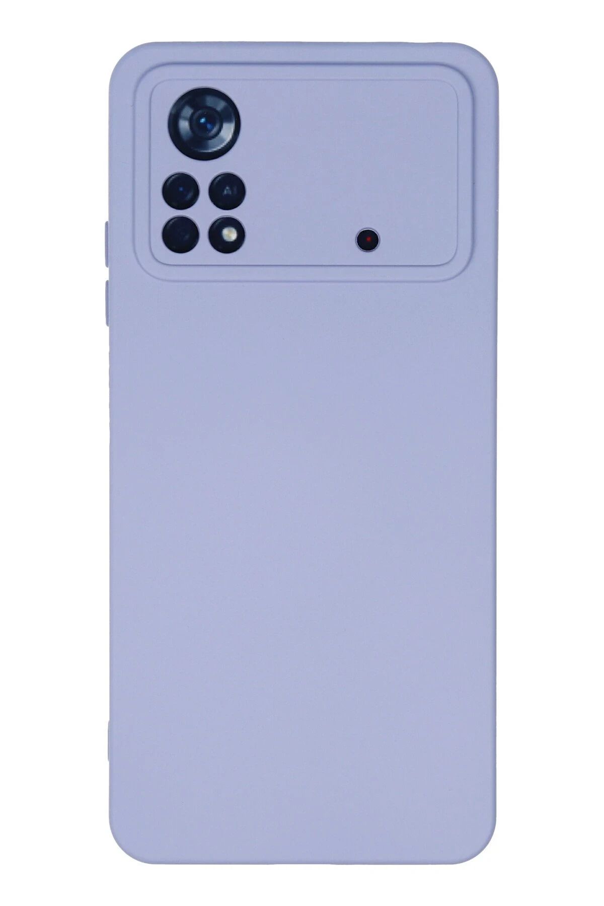 NewFace Xiaomi Poco X4 Pro 5G uyumlu Nano içi Kadife Silikon - Lila INSLM
