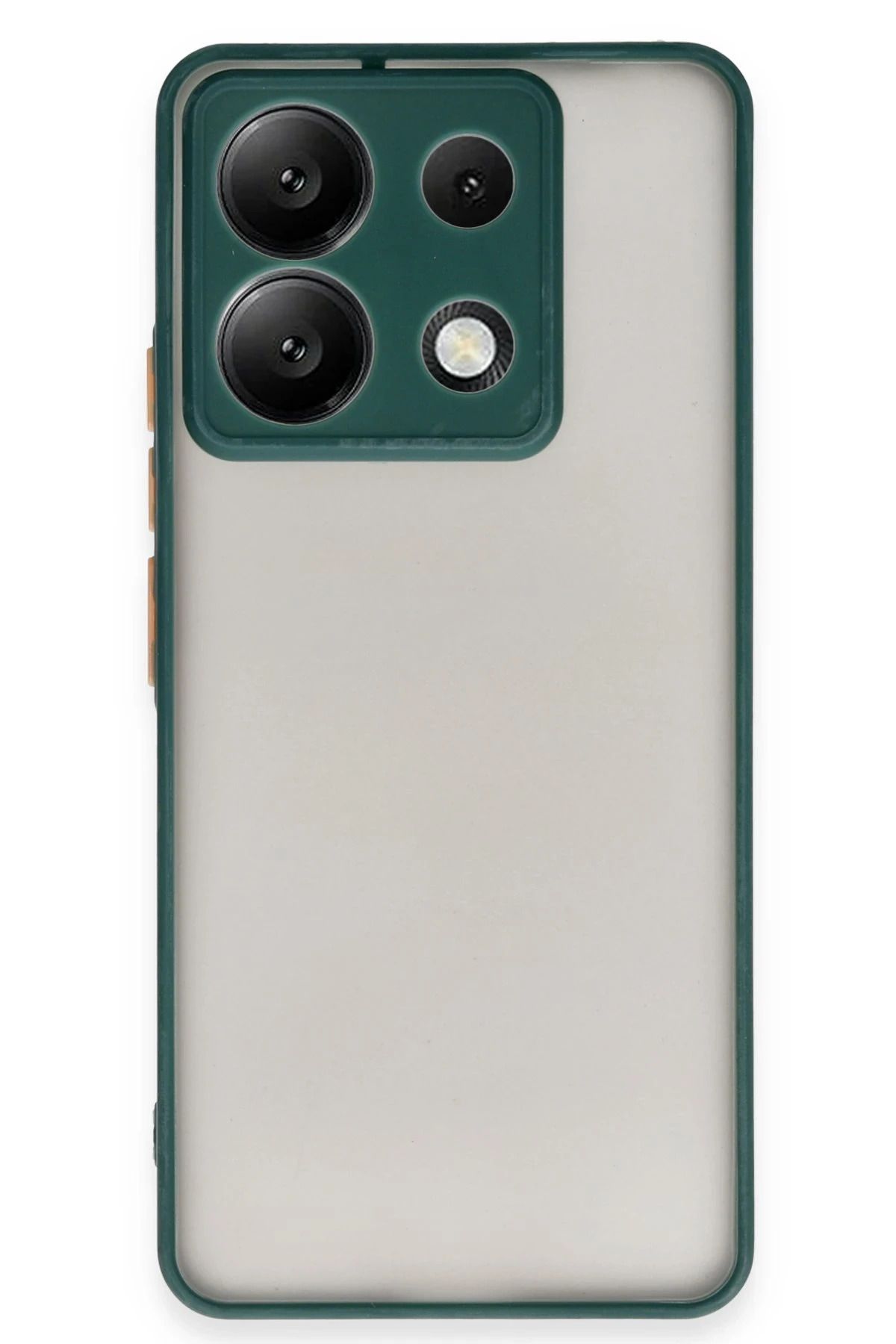 NewFace Xiaomi Redmi Note 13 Pro 5G Kılıf Montreal Silikon Kapak - Yeşil BSTMY