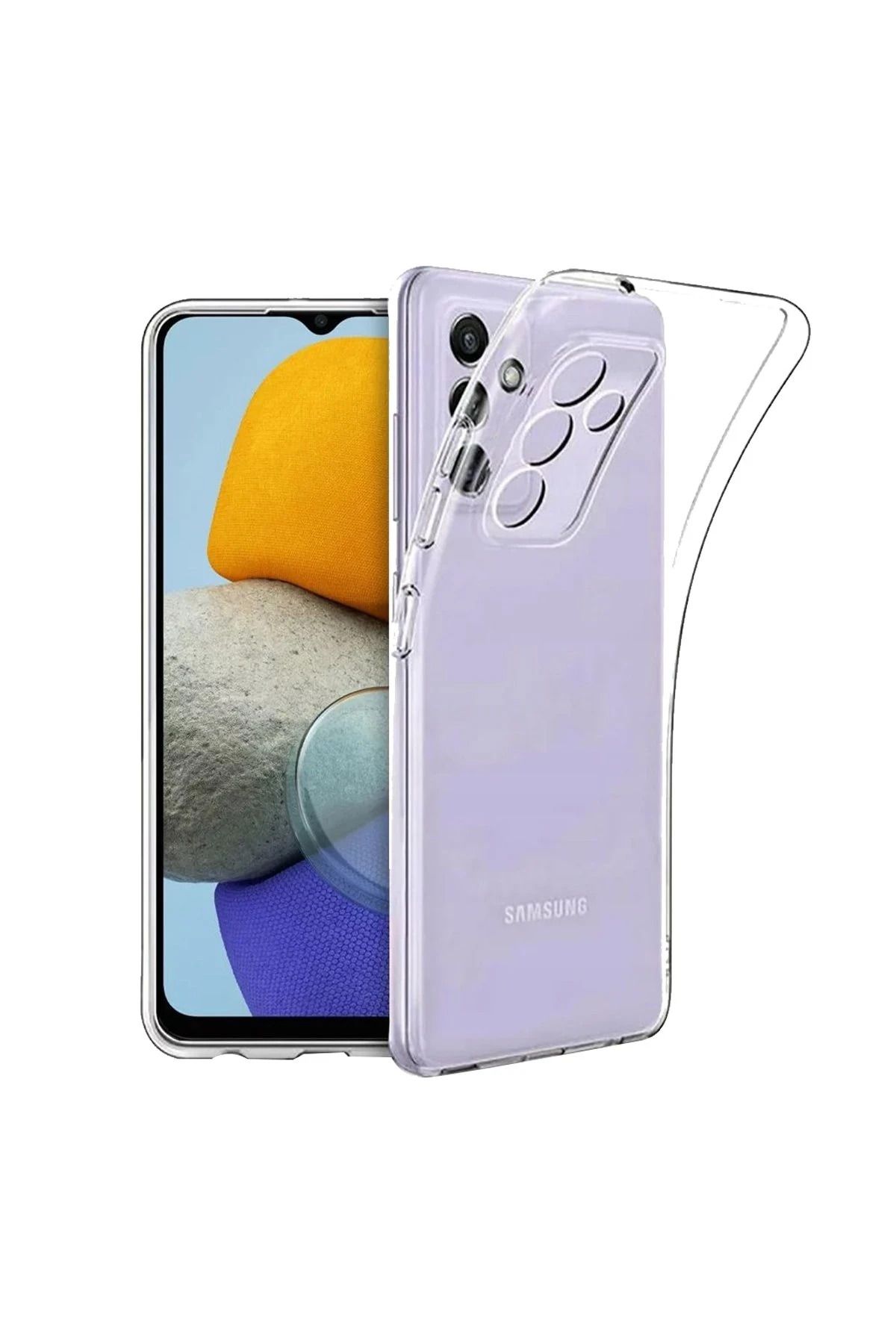 NewFace Samsung Galaxy A34 5G Kılıf Lüx Şeffaf Silikon INSLM