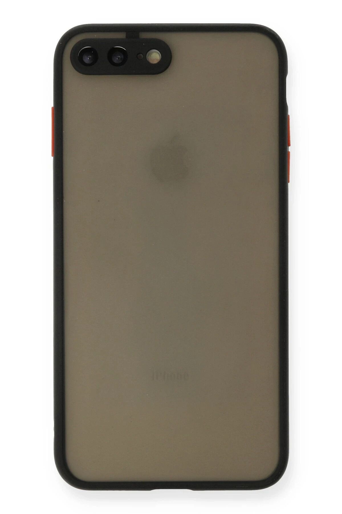 NewFace iPhone 7 Plus Kılıf Montreal Silikon Kapak - Siyah NRMSA