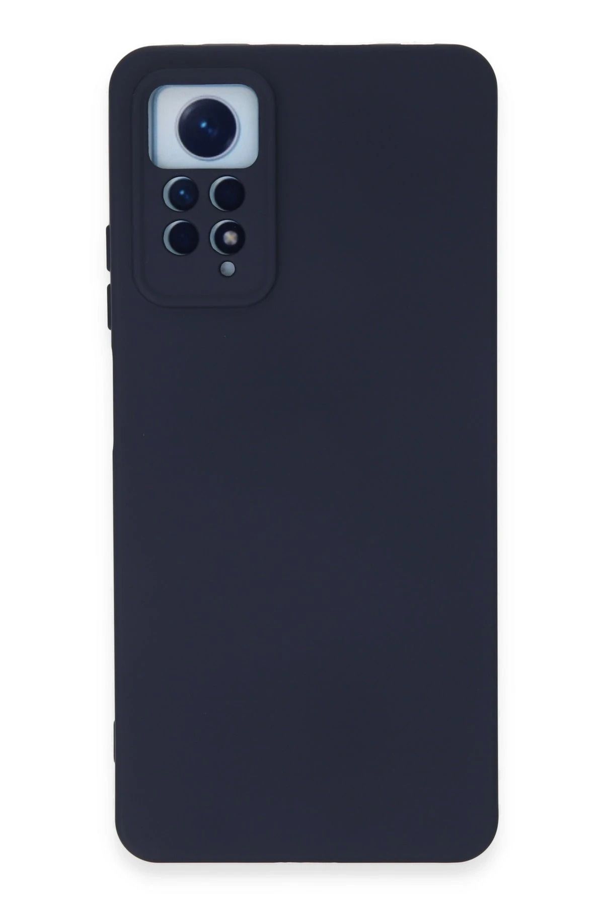 NewFace Xiaomi Redmi Note 12 Pro 4G Kılıf Nano içi Kadife Silikon - Lacivert NRMSA