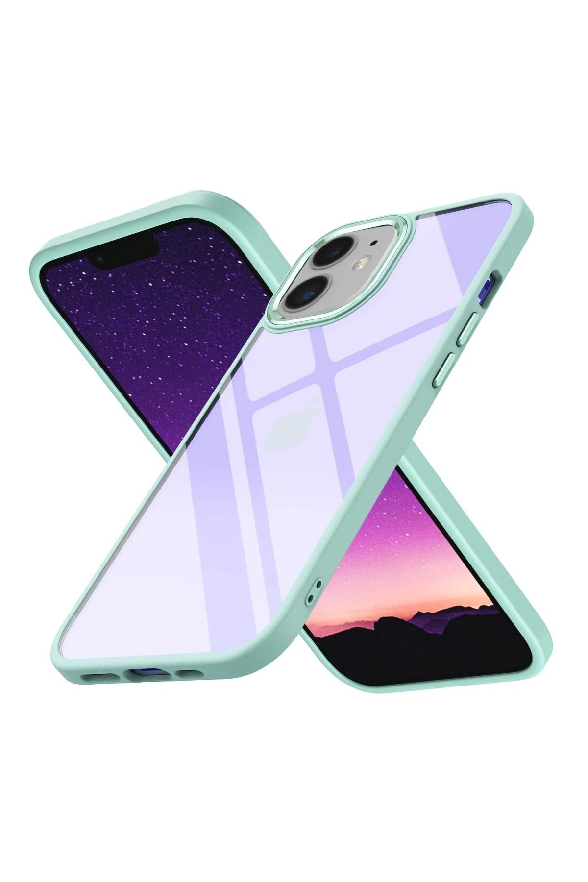 NewFace iPhone 11 Kılıf Power Silikon - Yeşil NRMSA
