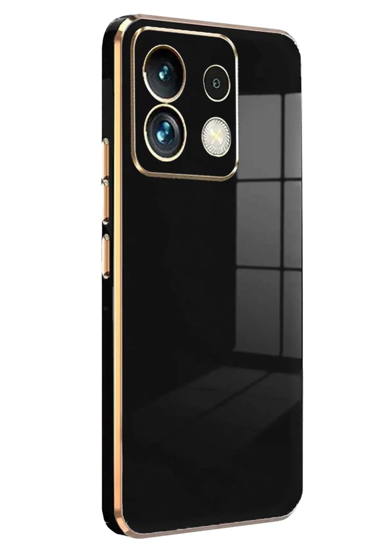 NewFace Xiaomi Redmi Note 13 4G Kılıf Volet Silikon - Siyah HNZRN