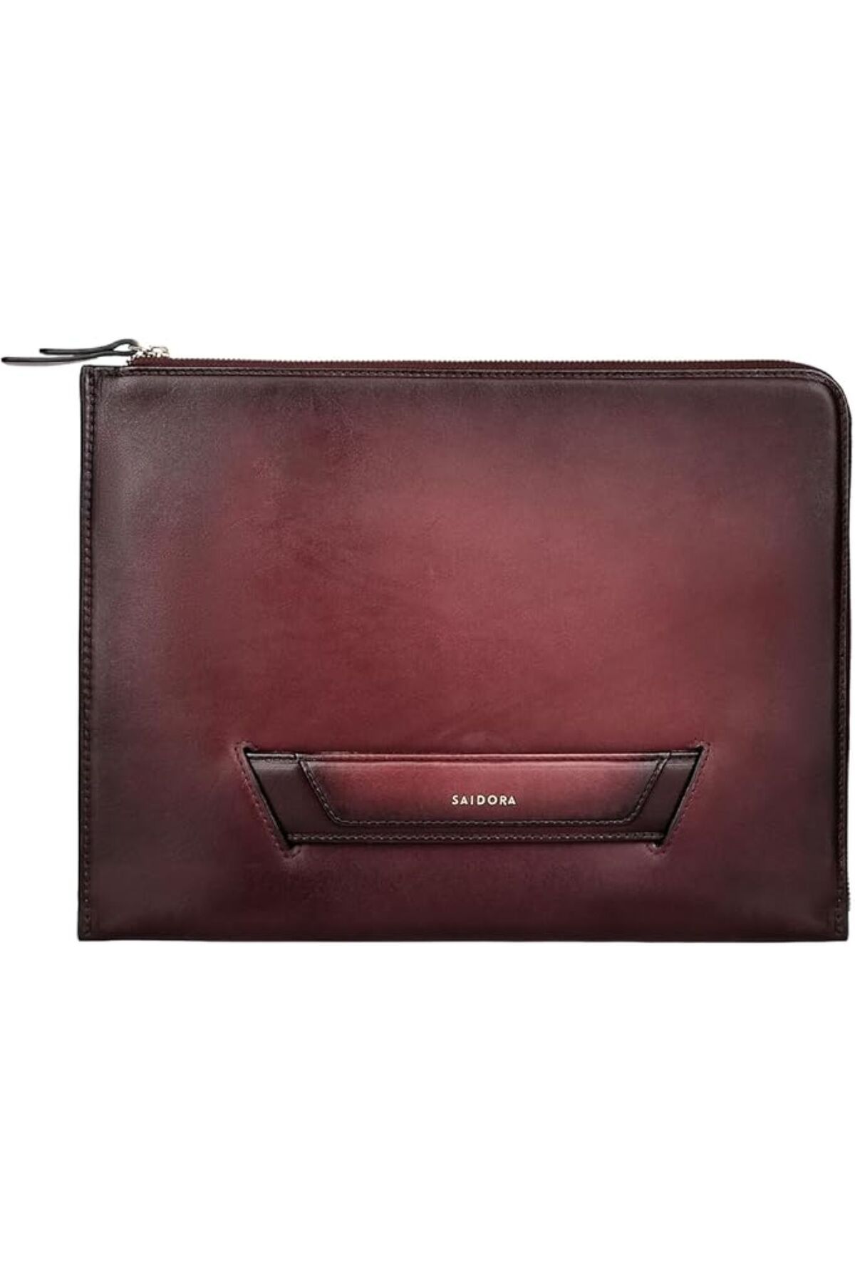 SAIDORA El Boyalı Deri Dizüstü 15-16 Inch LEPTOP Kılıfı
